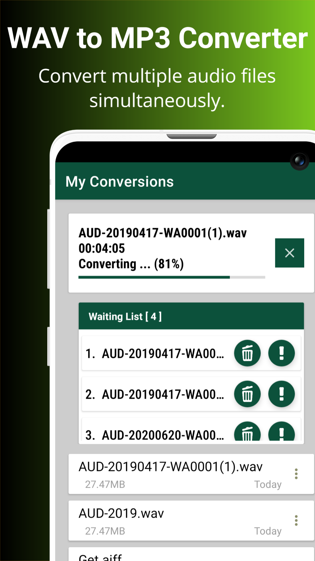اسکرین شات 7 برنامه Audio Converter