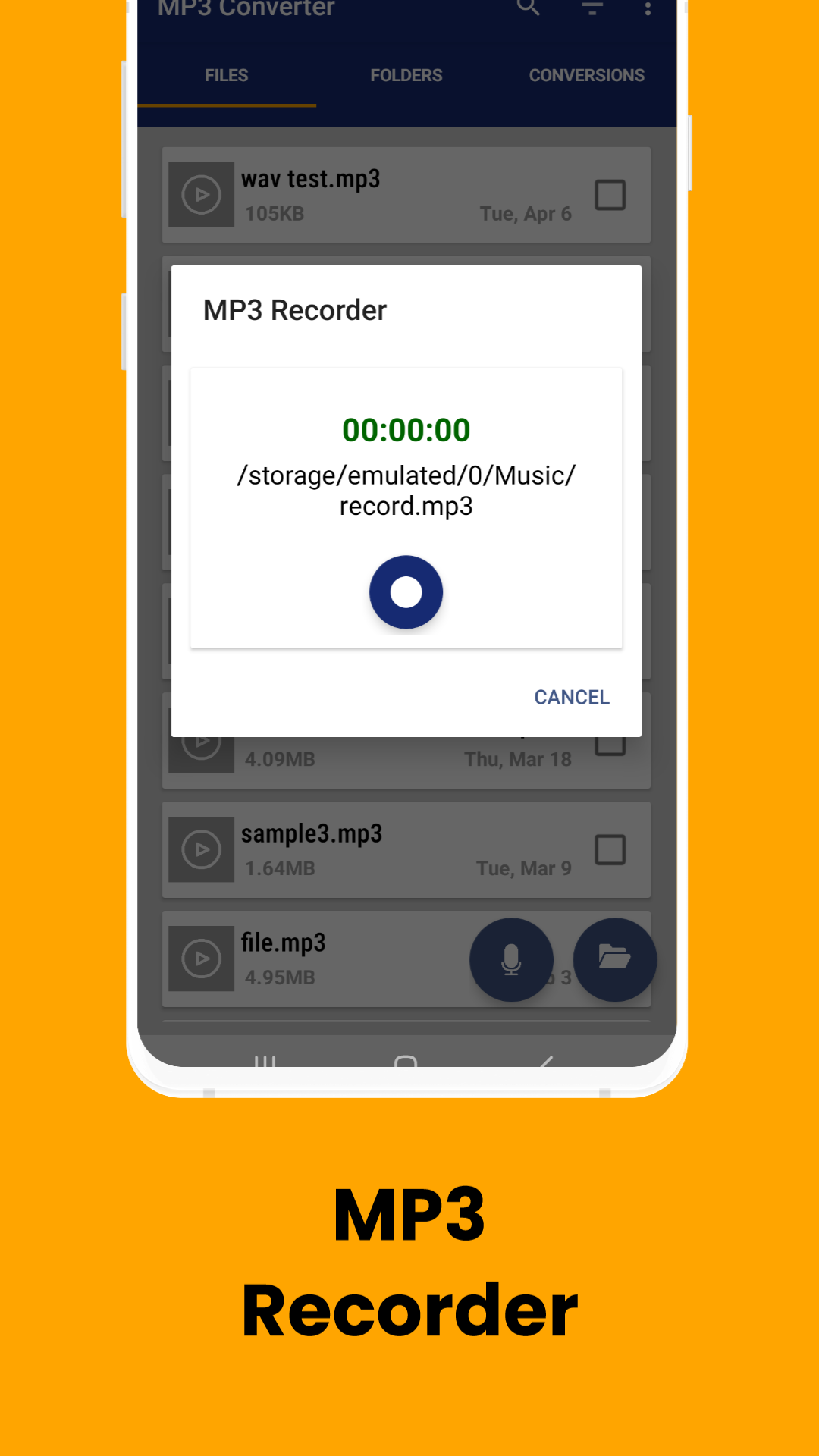 اسکرین شات 4 برنامه Mp3 To Wav Converter