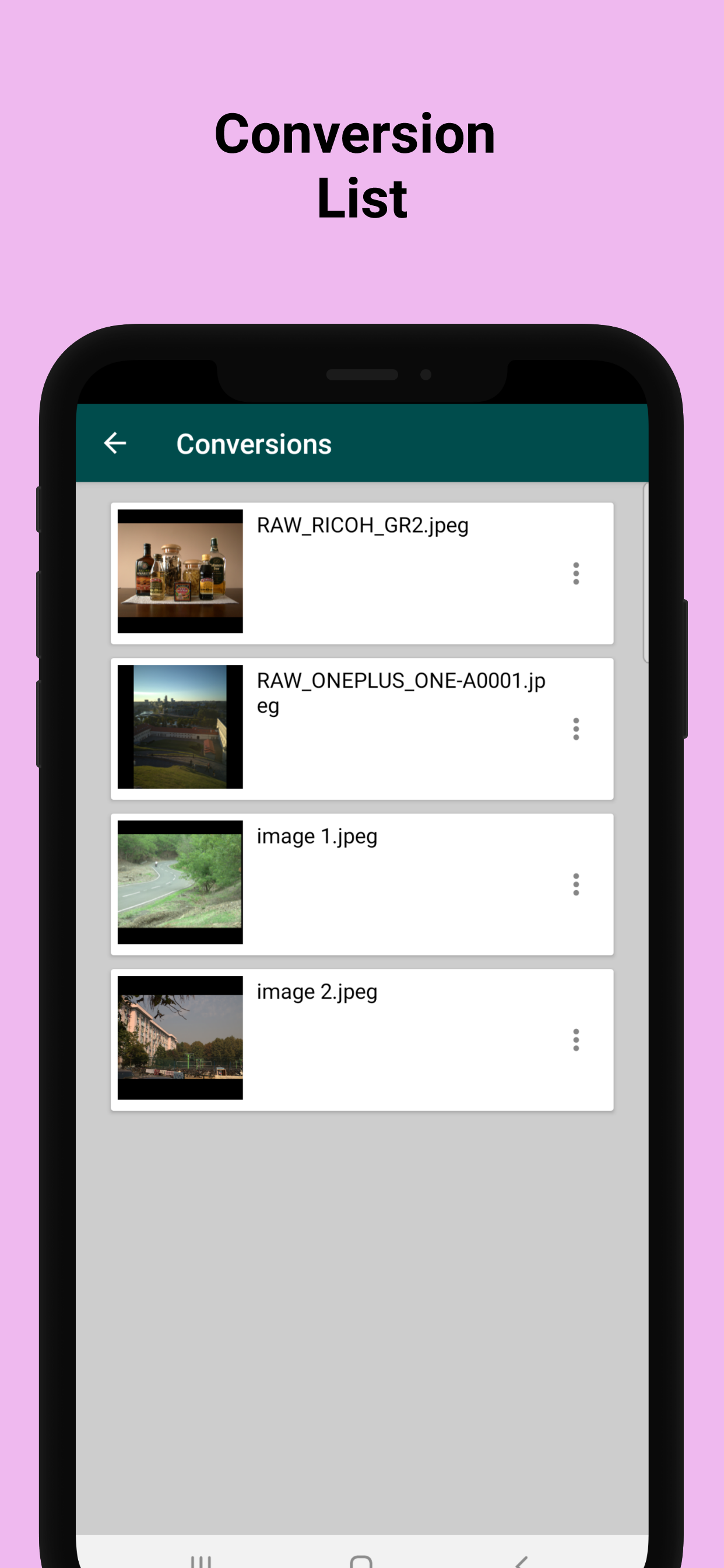 اسکرین شات 5 برنامه raw to jpg converter