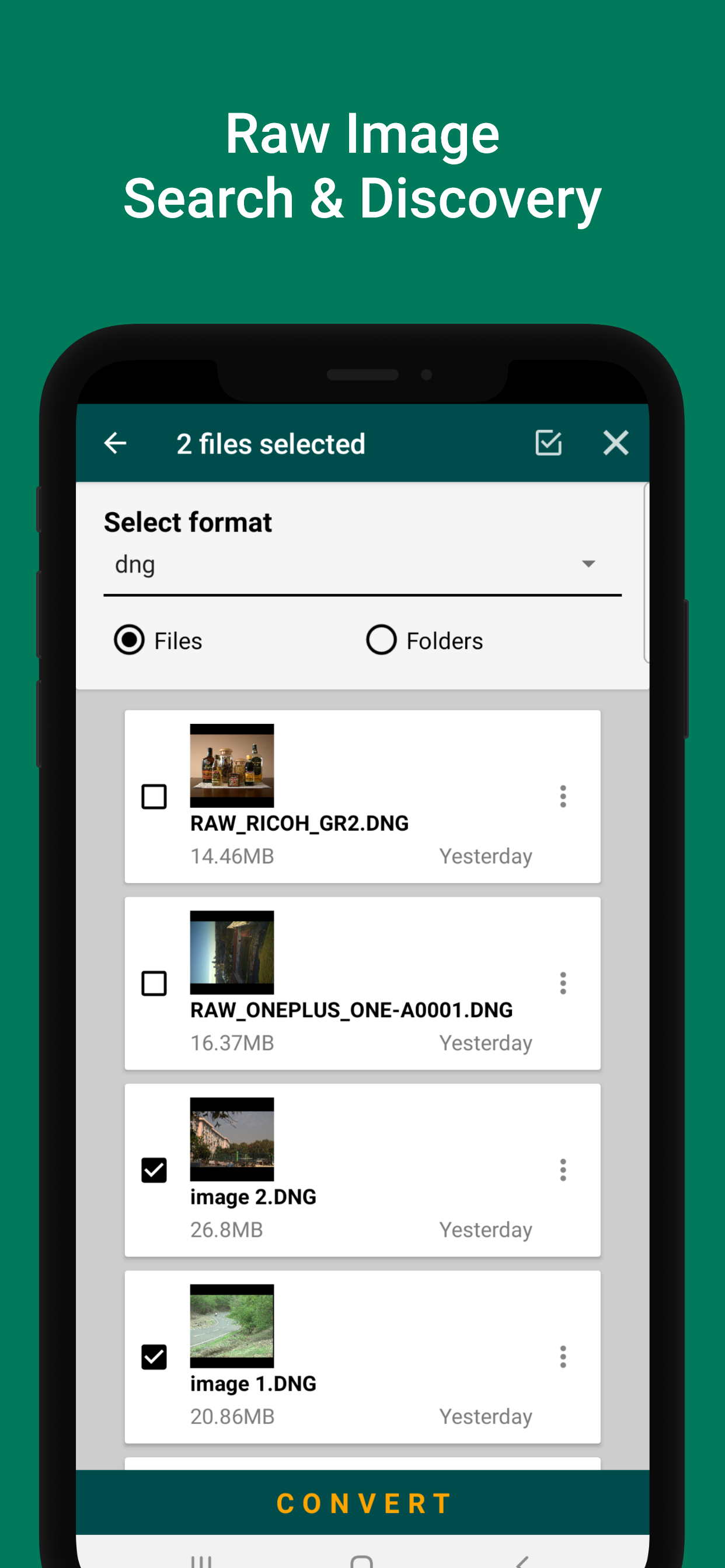 اسکرین شات 2 برنامه raw to jpg converter