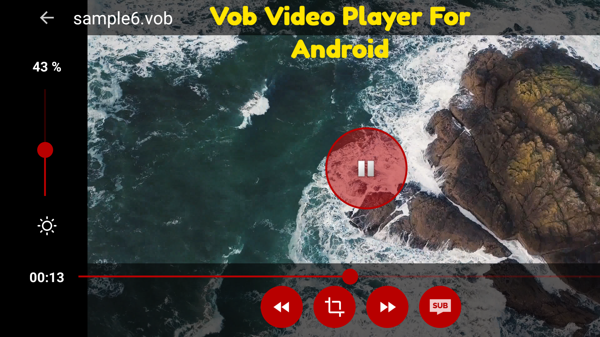 اسکرین شات 2 برنامه VOB Video Player
