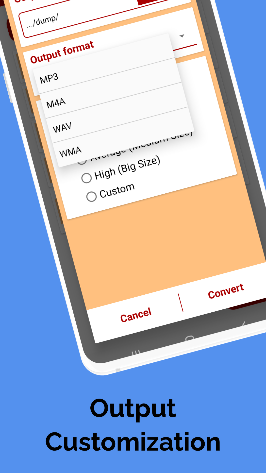 اسکرین شات 2 برنامه Wma To Mp3 Converter