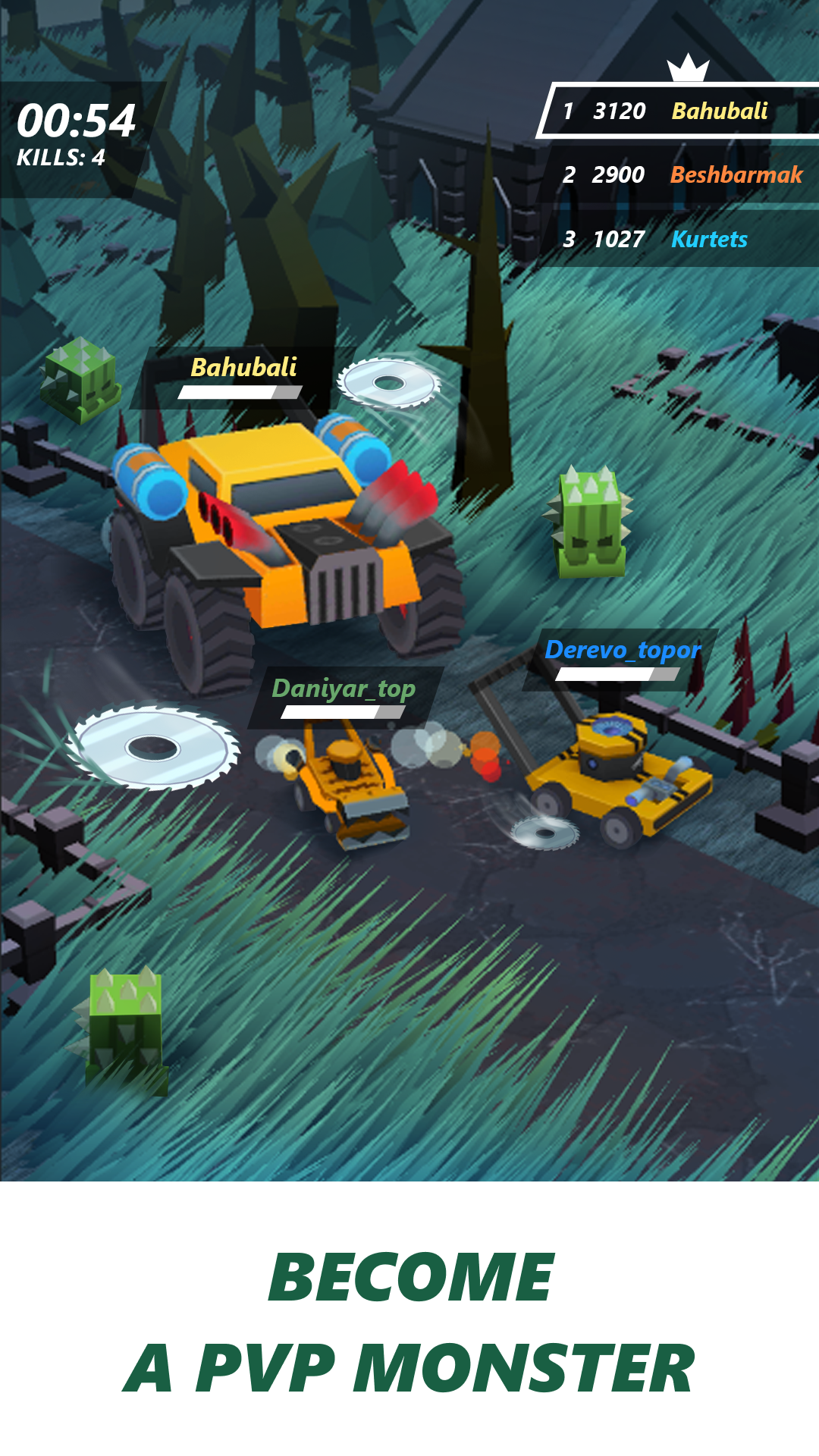 اسکرین شات 5 بازی Grass mow.io - survive hamster