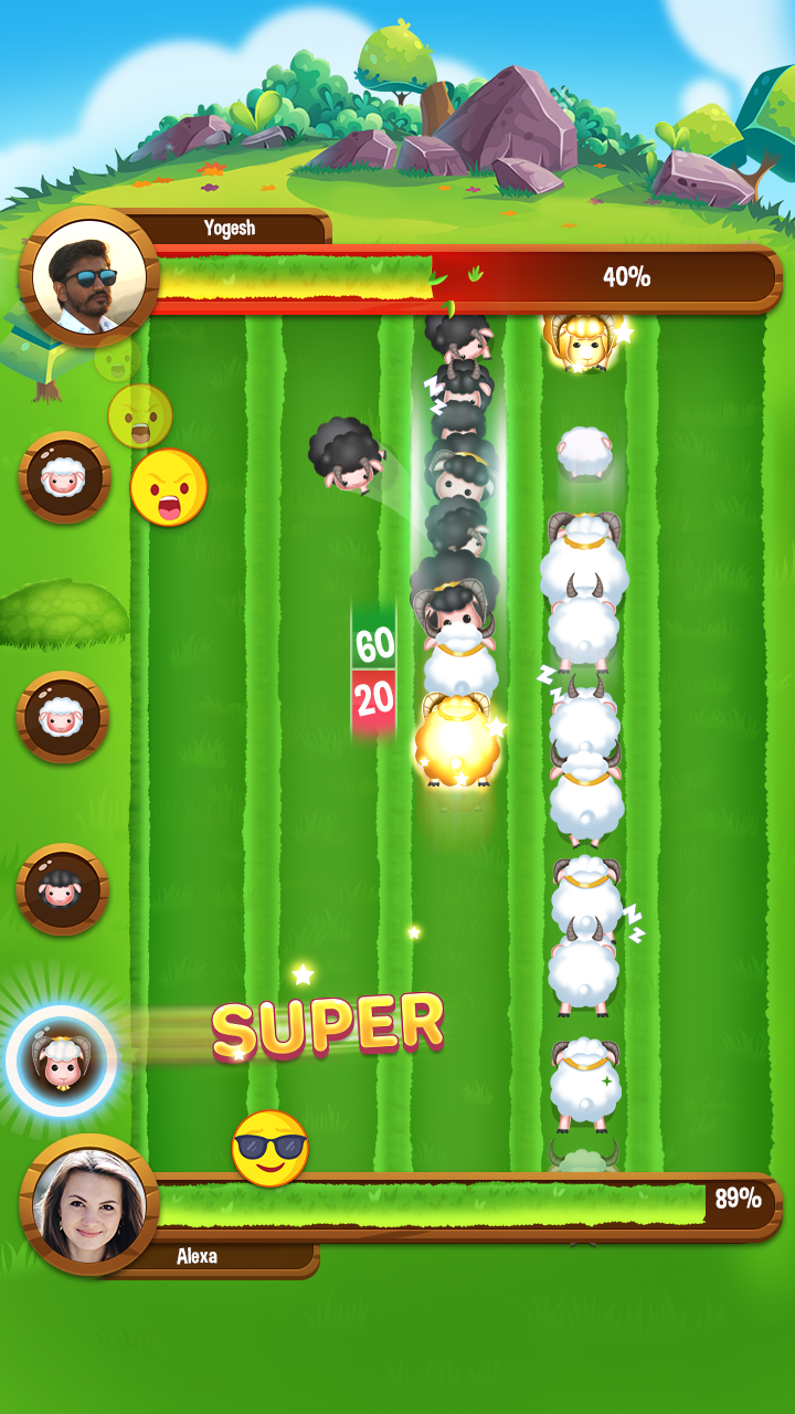 اسکرین شات 3 بازی Sheep Fight- Battle Game