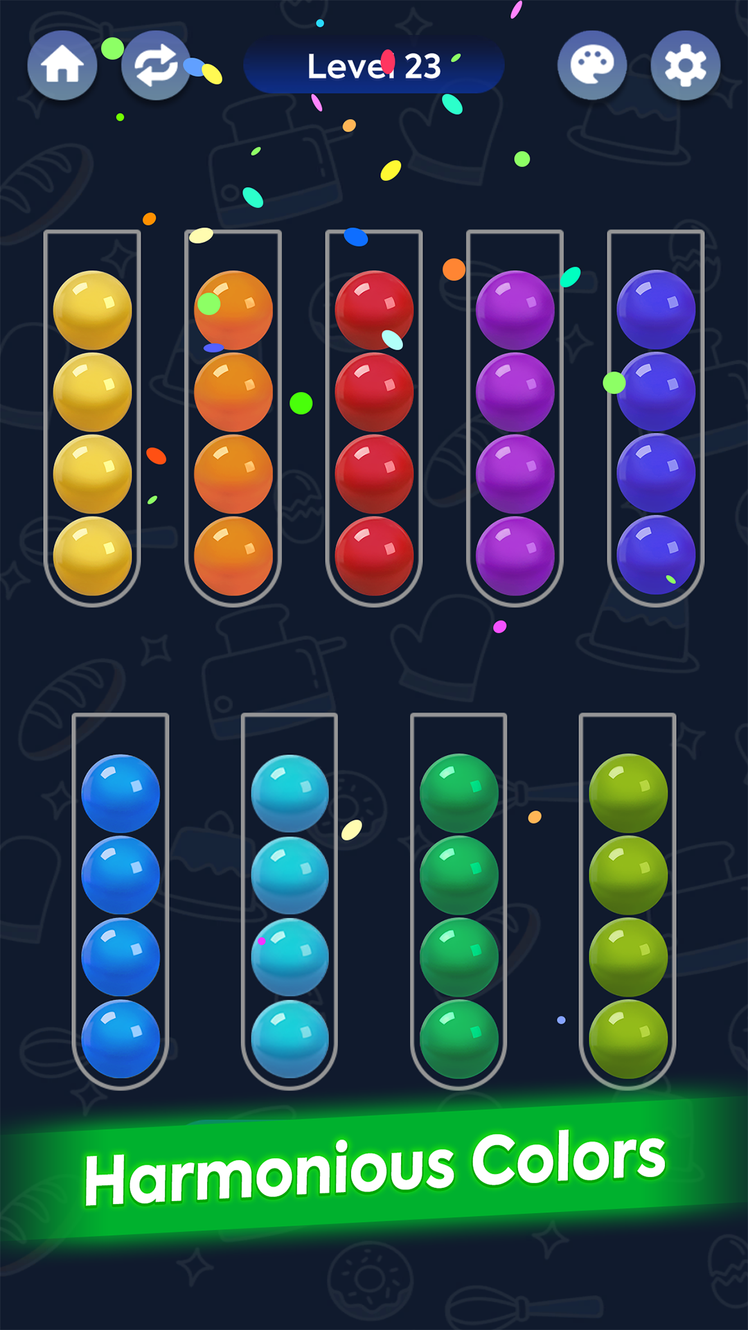 اسکرین شات 3 بازی Color Ball Game - Sort Puz