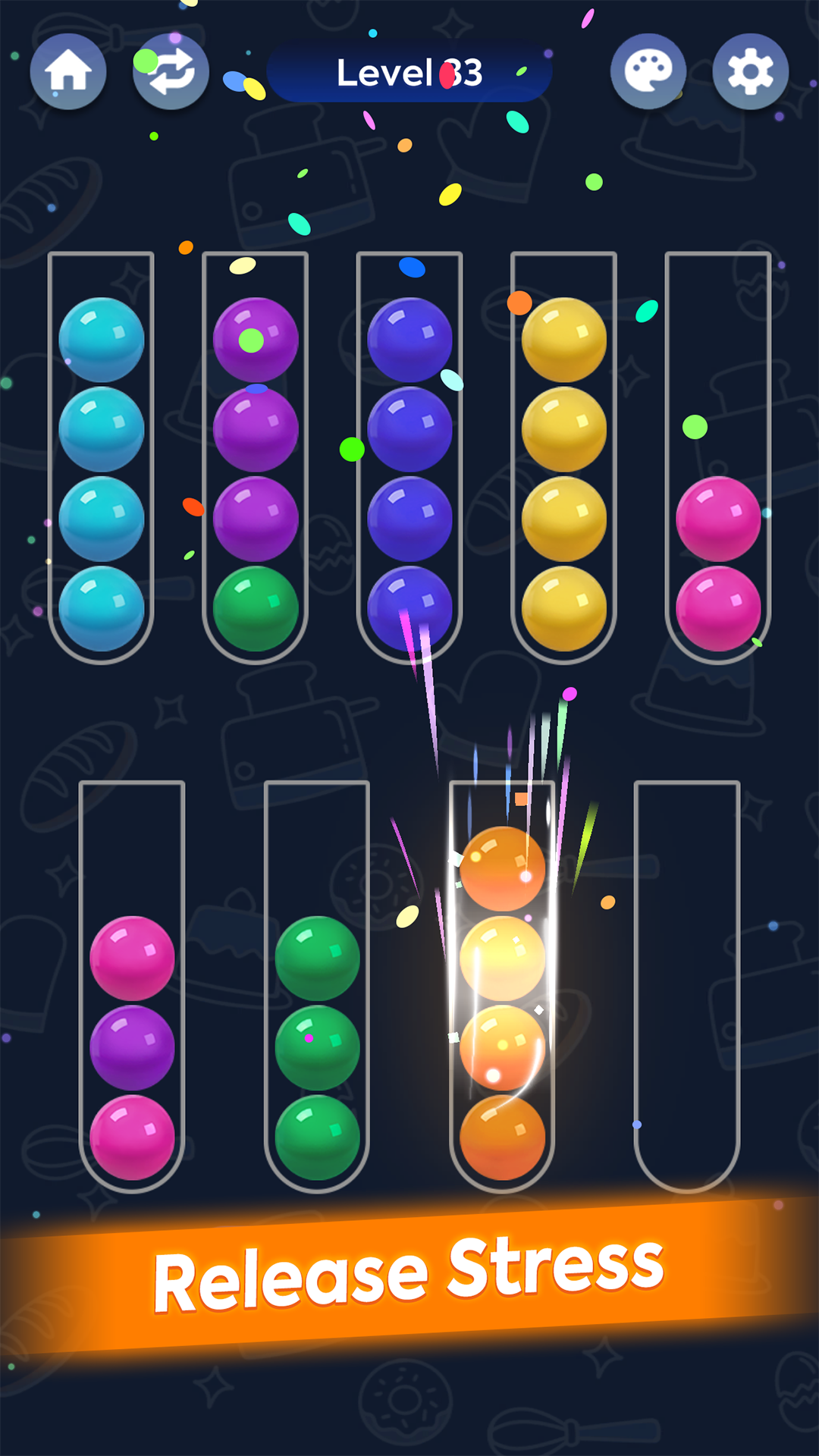 اسکرین شات 5 بازی Color Ball Game - Sort Puz