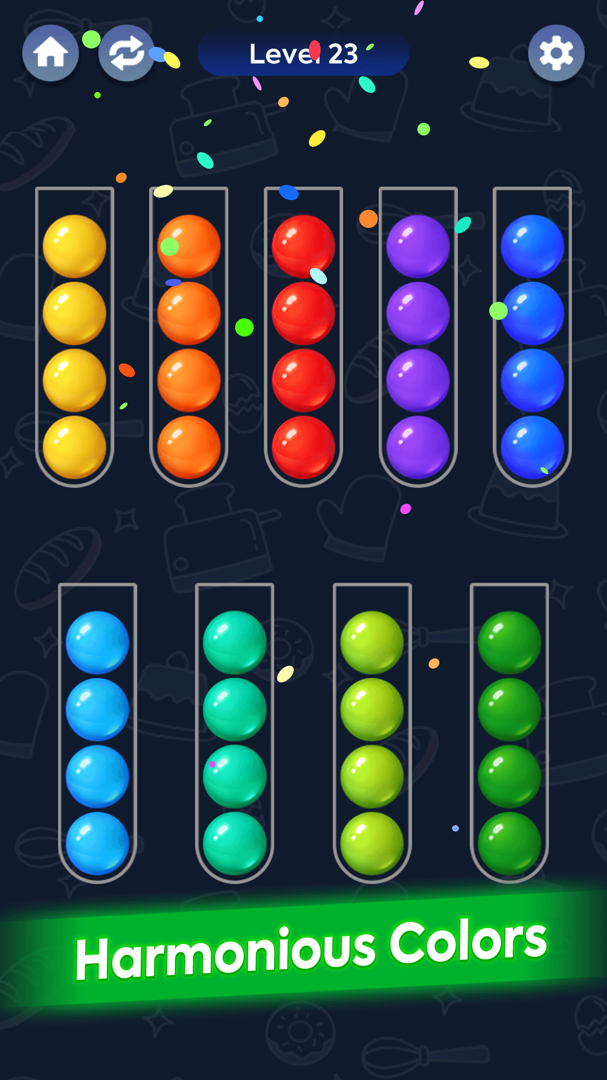 اسکرین شات 3 بازی Color Ball Game - Sort Puz