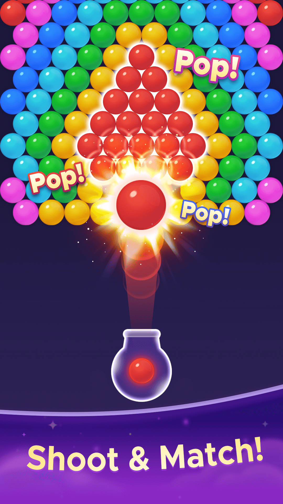 اسکرین شات 1 بازی Bubble Relax: Pop Shooter