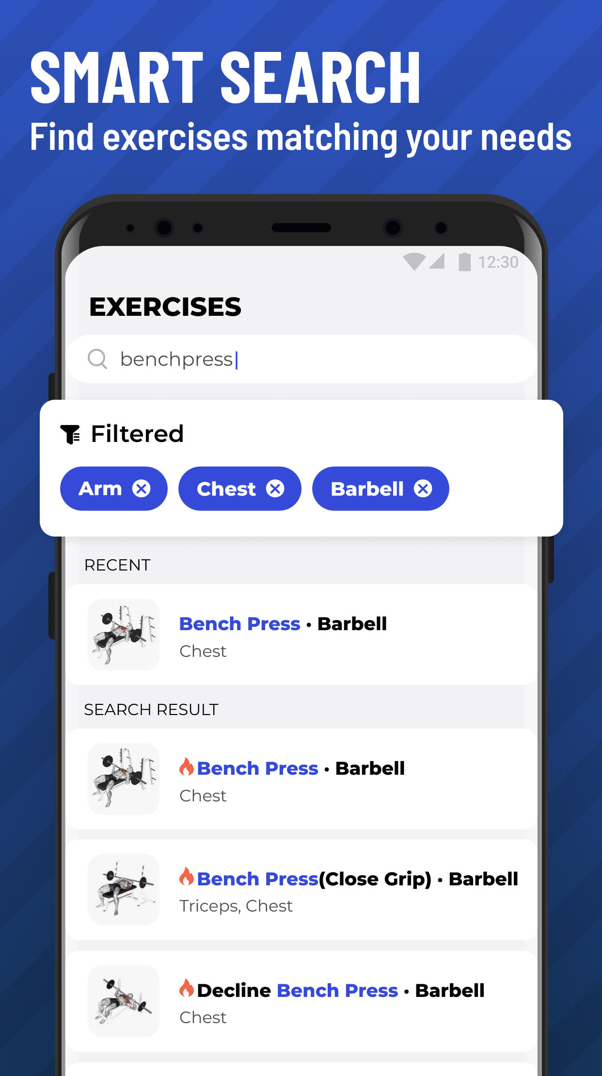 اسکرین شات 5 برنامه Gym Workout Tracker: Gym Log