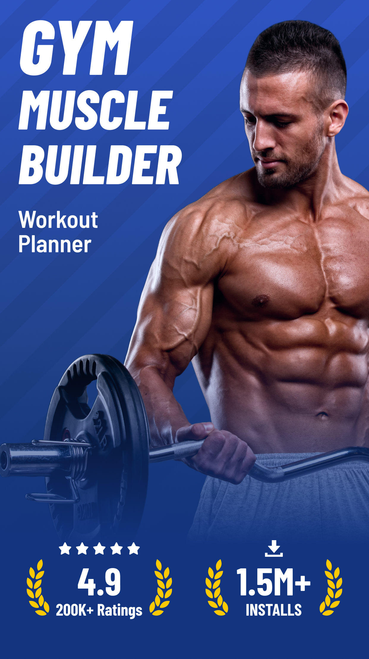 اسکرین شات 1 برنامه Gym Workout Tracker: Gym Log