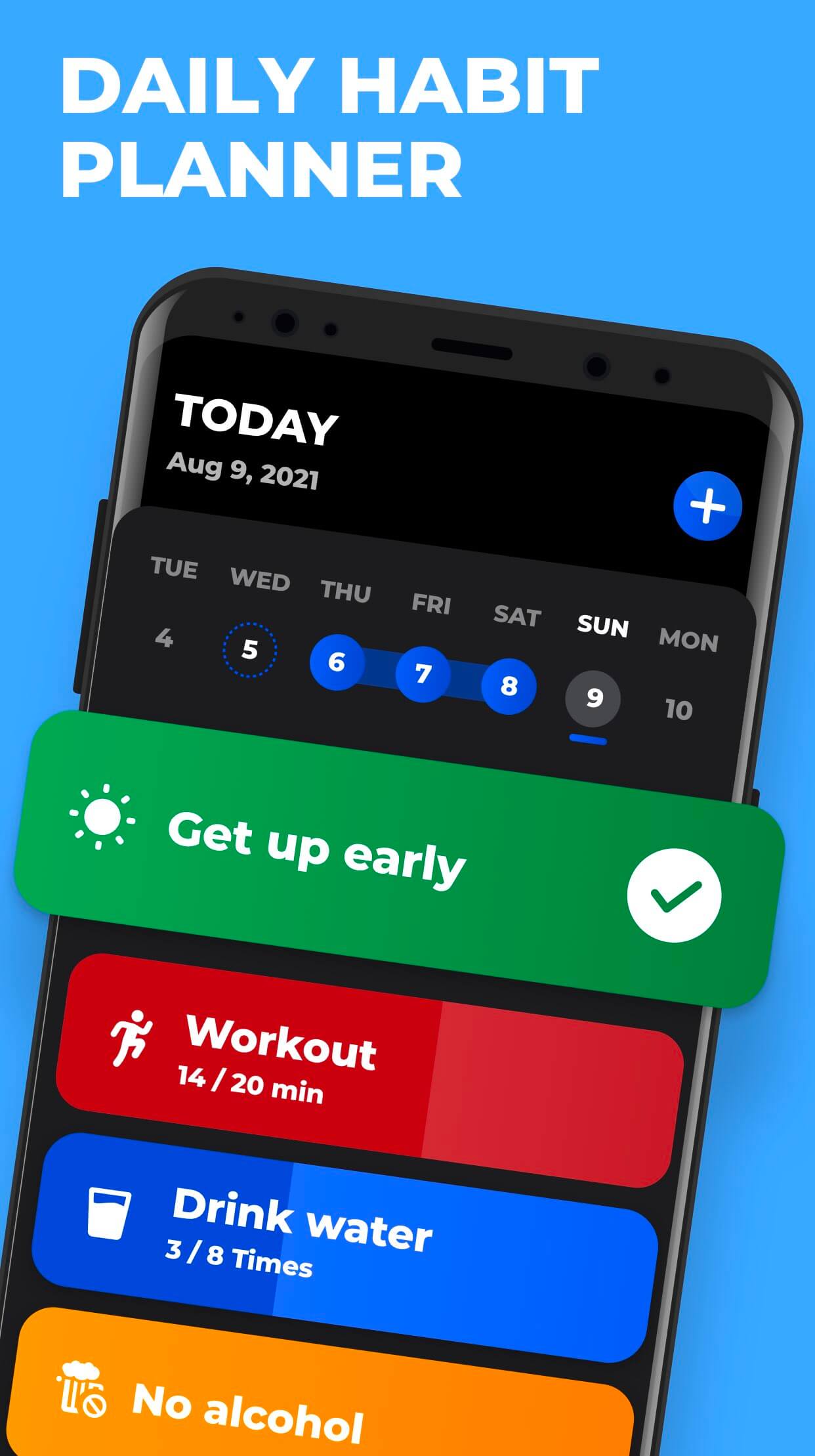 اسکرین شات 1 برنامه Habit Tracker - Habit Diary