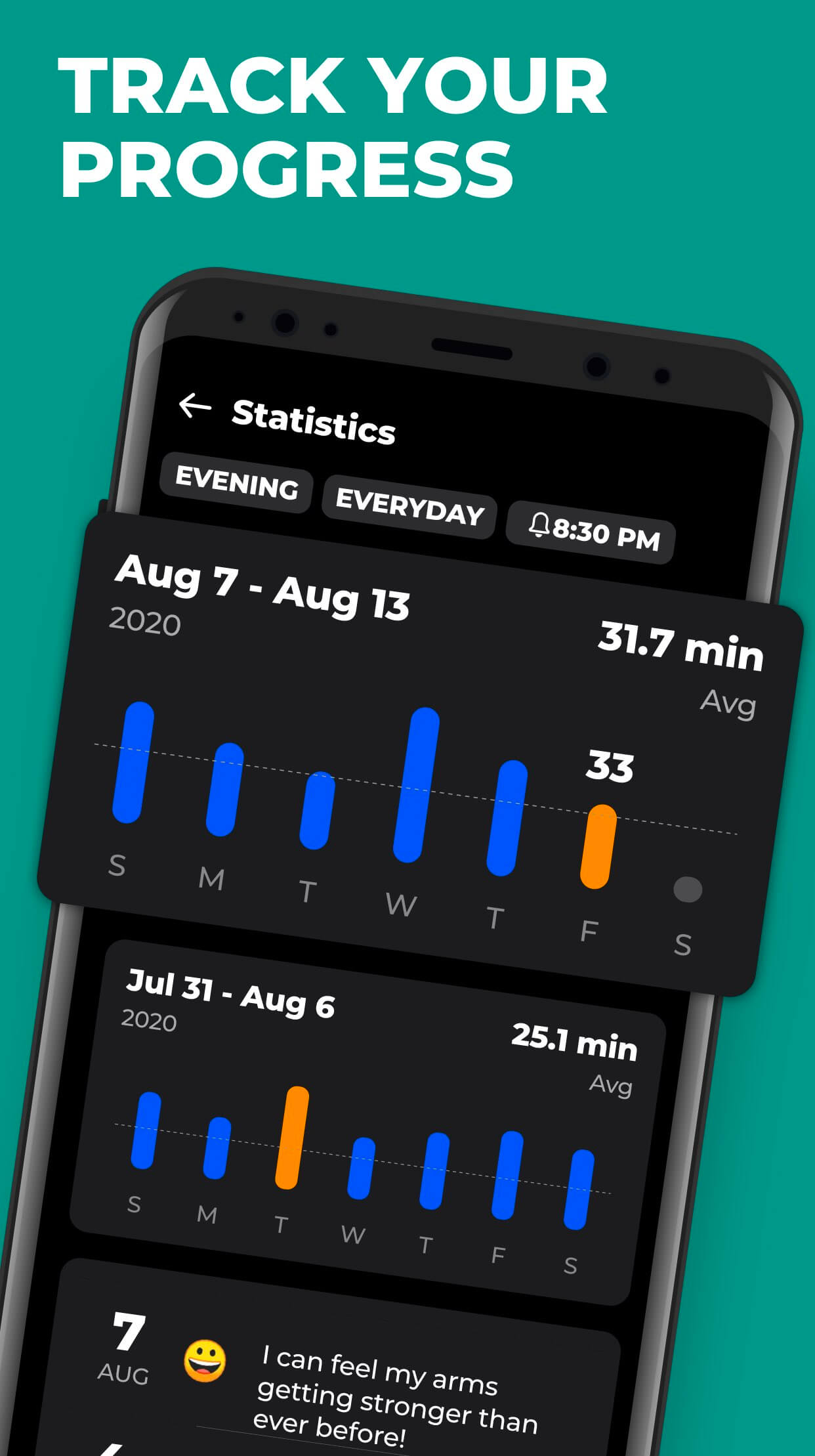 اسکرین شات 5 برنامه Habit Tracker - Habit Diary