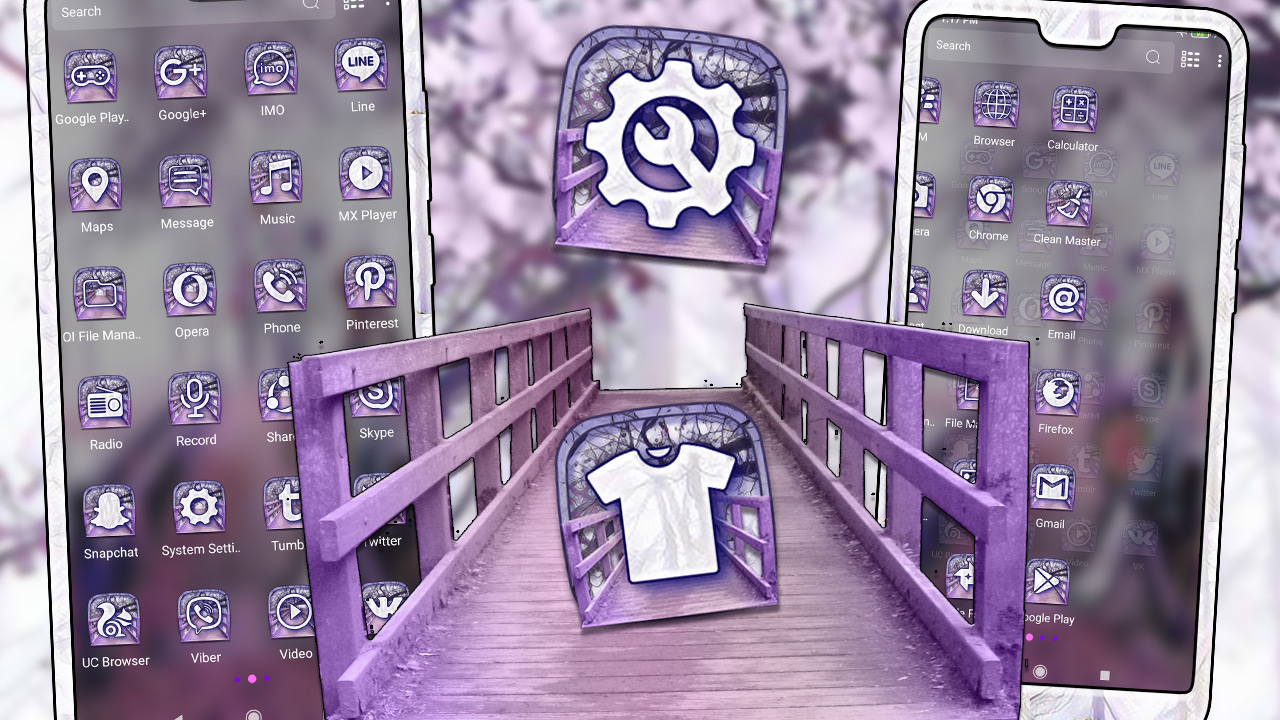 اسکرین شات 2 برنامه Kawaii Girl Theme Launcher