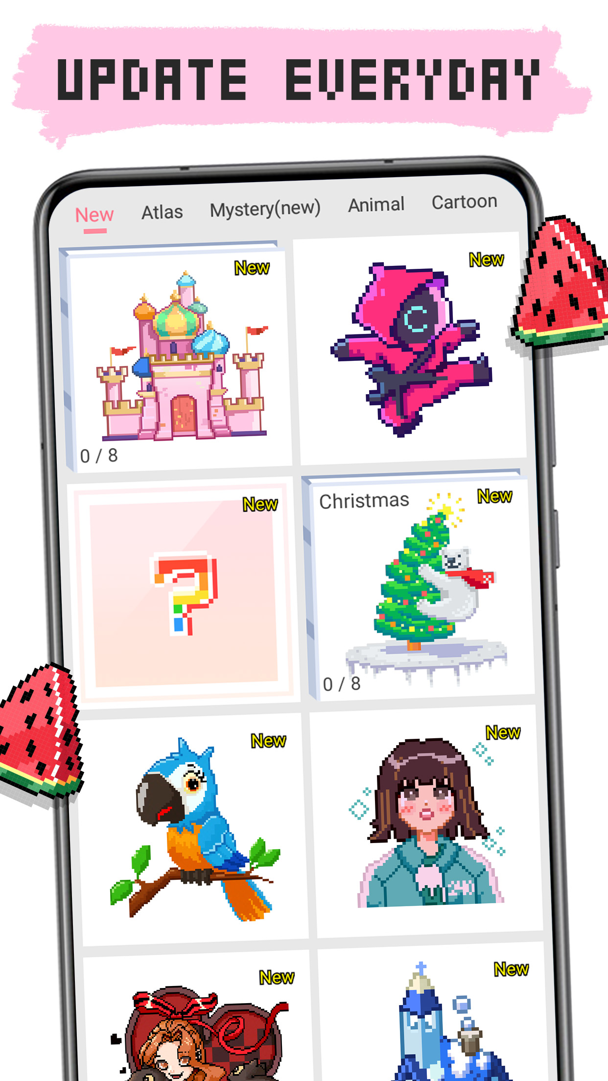 اسکرین شات 5 بازی Pixel Art Coloring: Art Games