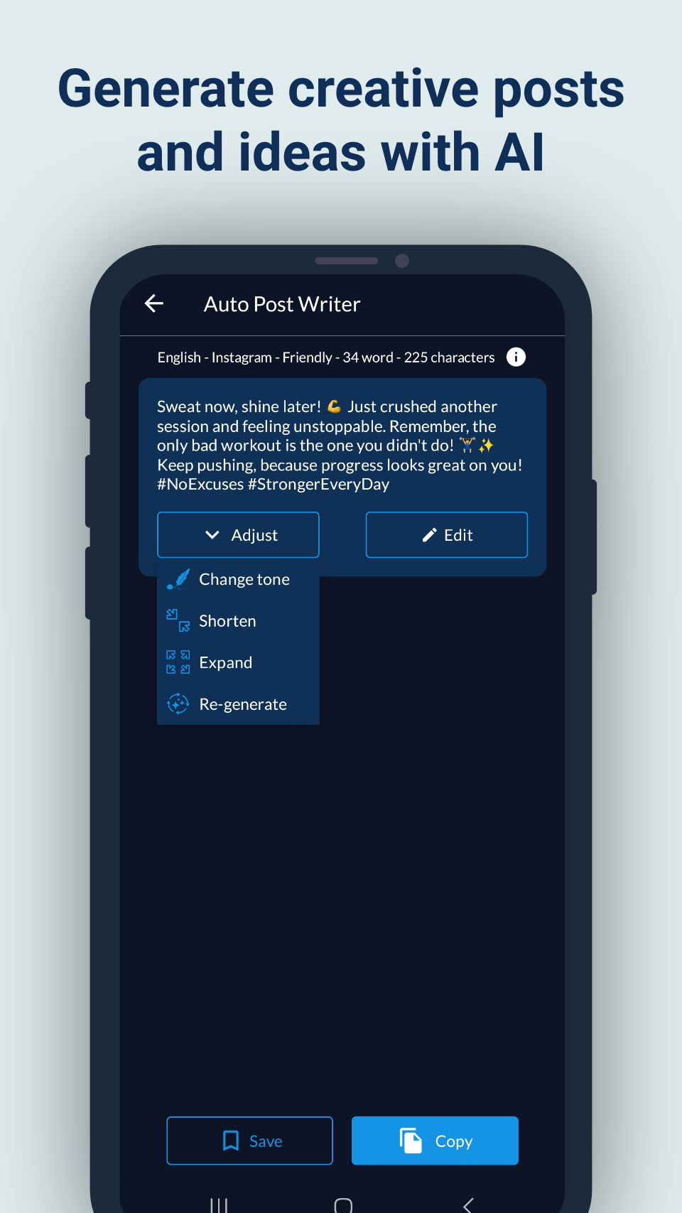 اسکرین شات 8 برنامه Hashtags AI: Follower Booster