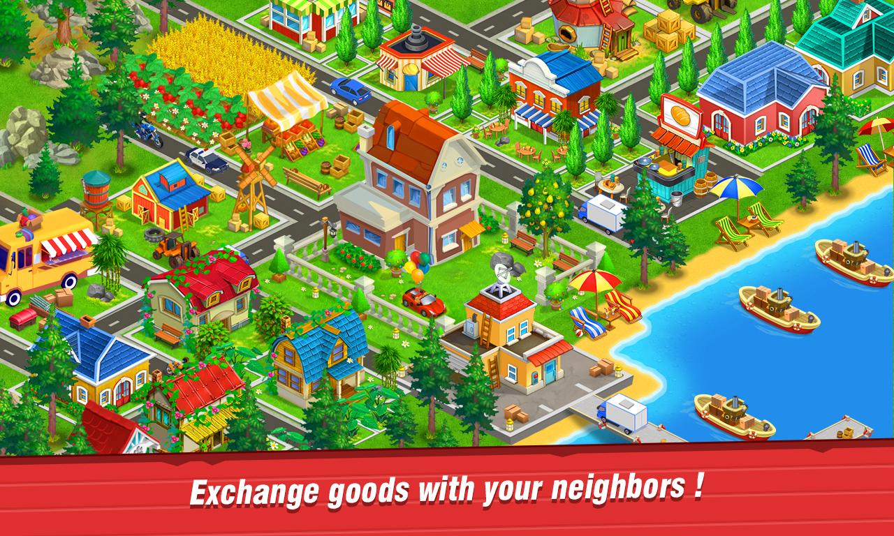 اسکرین شات 1 بازی Farm Town