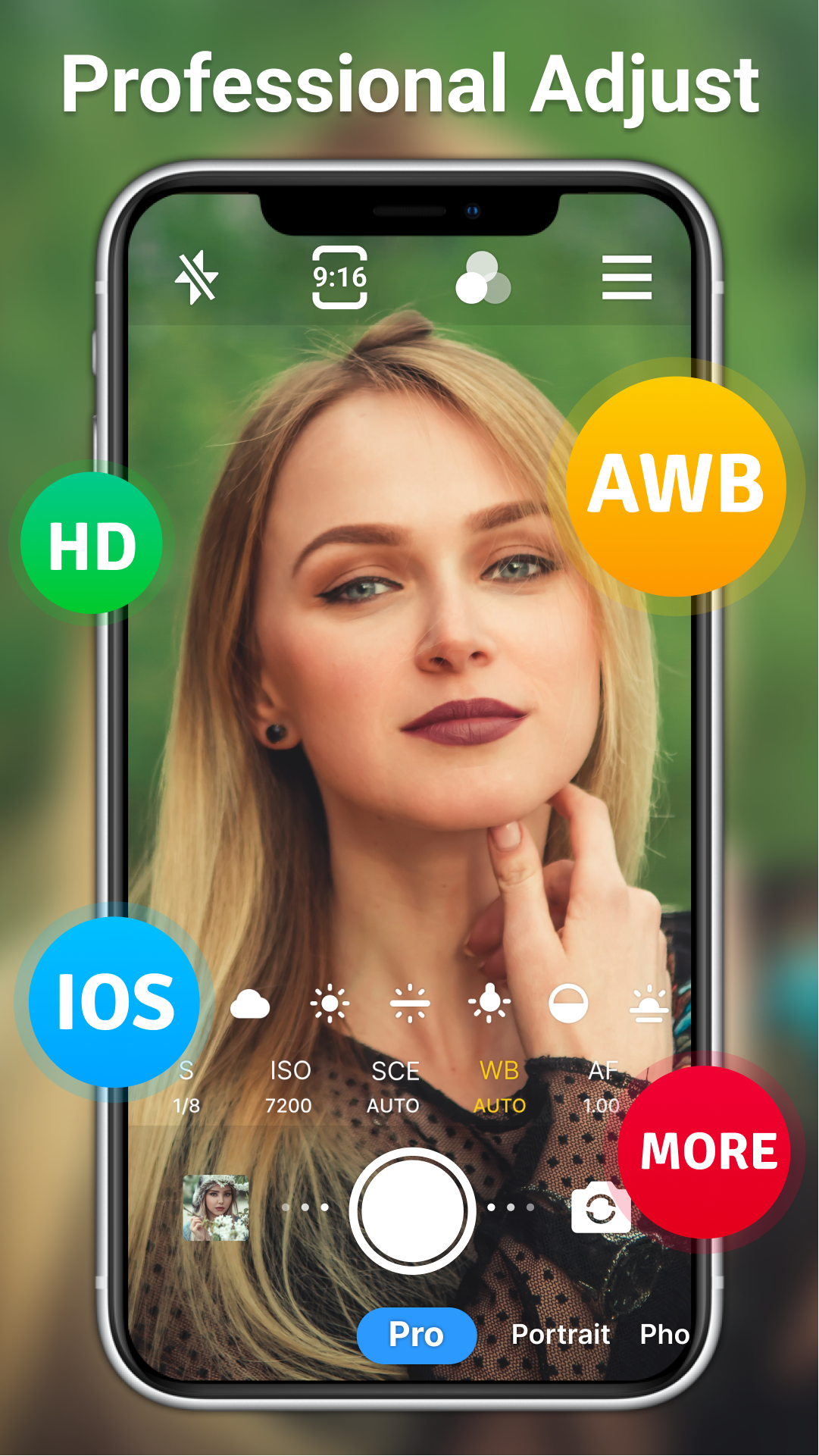 اسکرین شات 4 برنامه HD Camera for Android