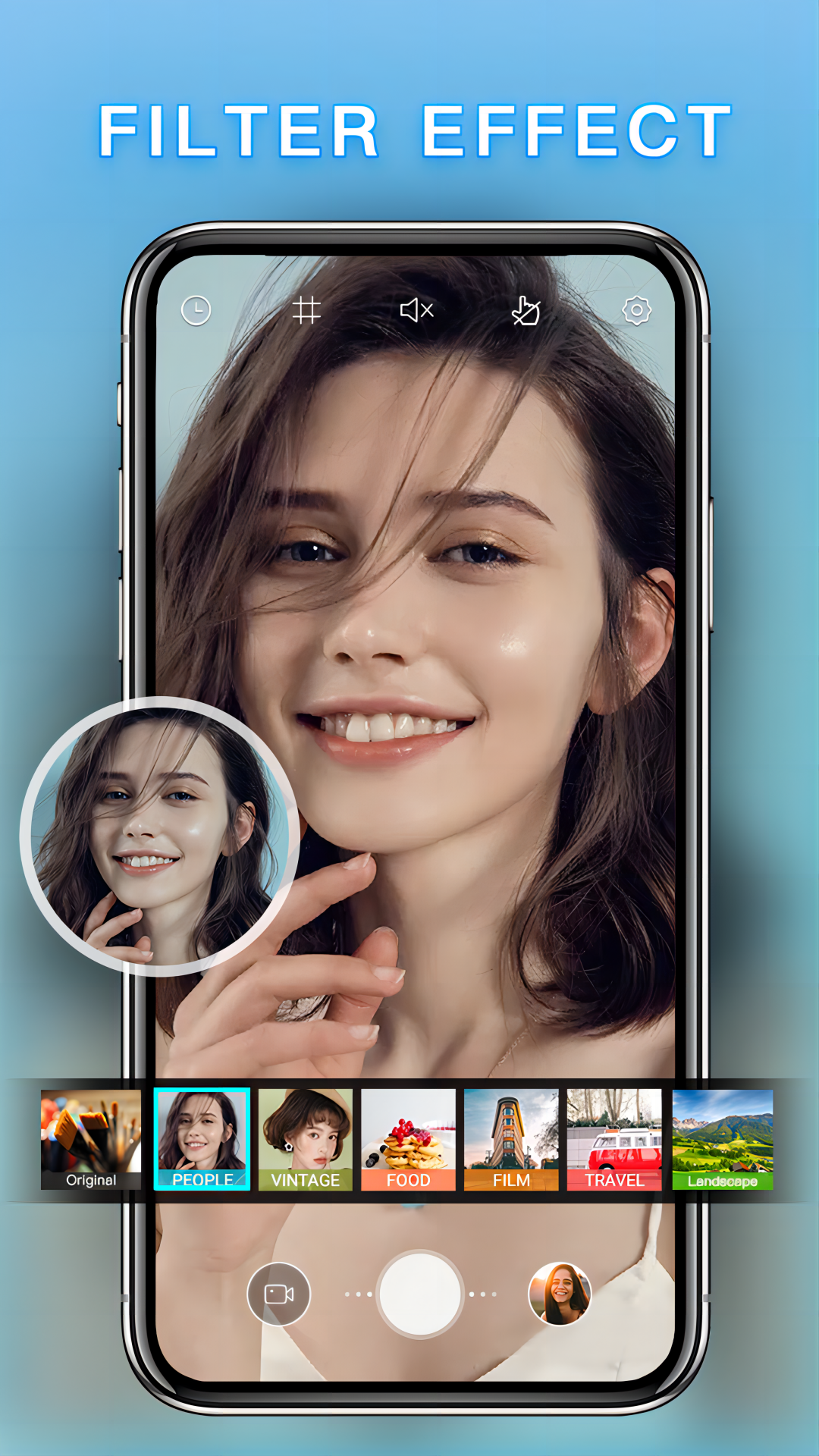 اسکرین شات 6 برنامه Camera - Fast Snap with Filter