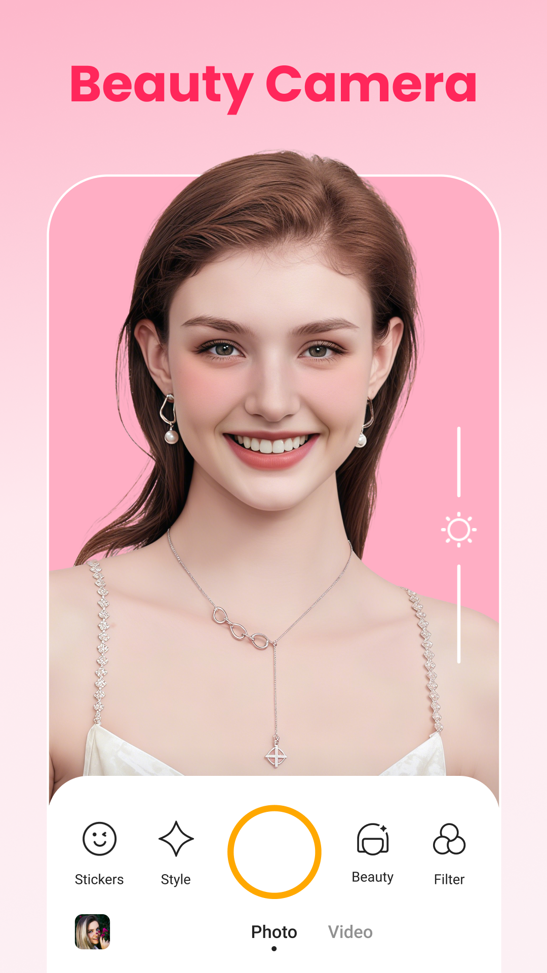 اسکرین شات 1 برنامه Beauty Camera - Selfie Camera