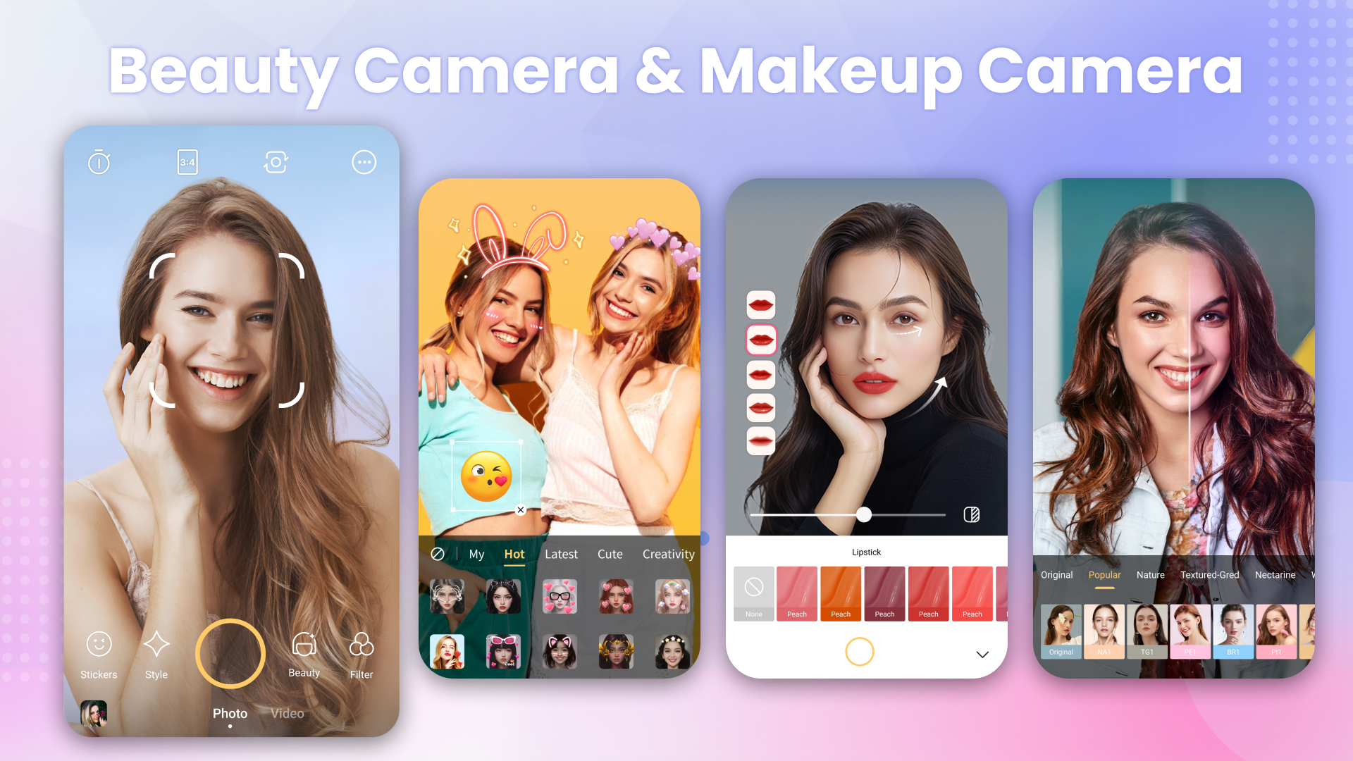 اسکرین شات 1 برنامه Beauty Camera - Selfie Camera