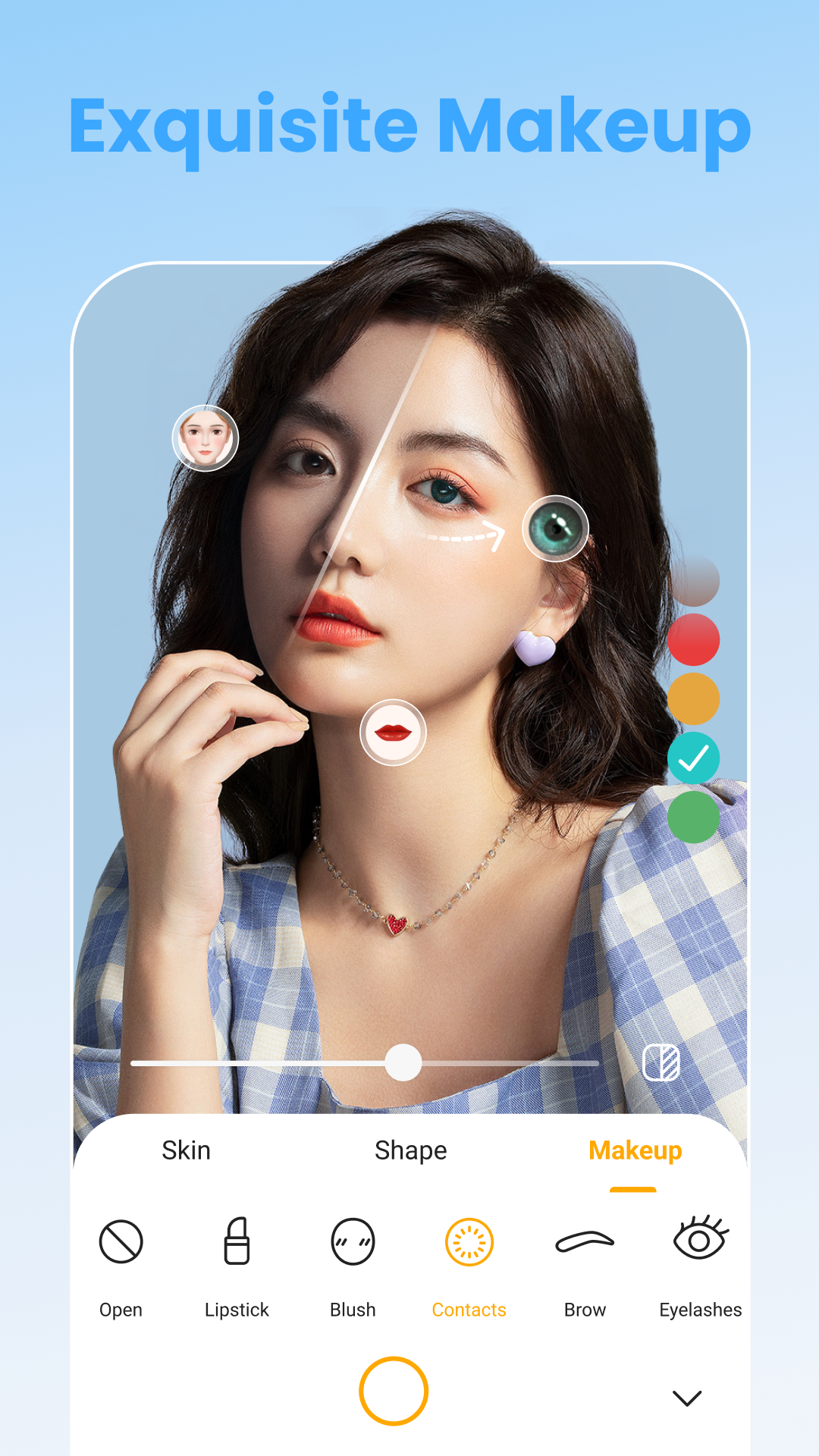 اسکرین شات 4 برنامه Beauty Camera - Selfie Camera