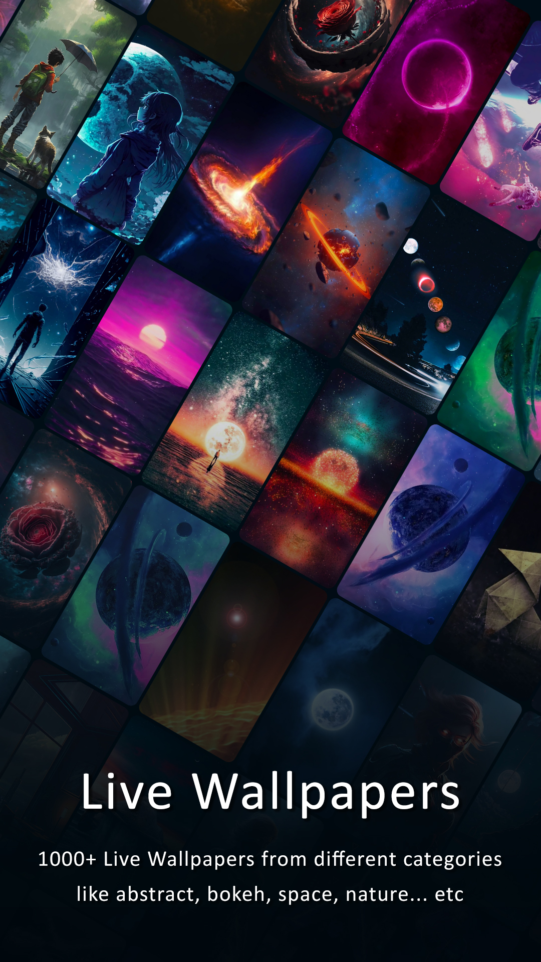 اسکرین شات 1 برنامه Live Wallpapers, 4K Wallpapers