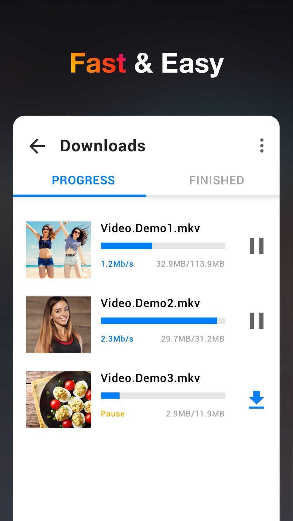 اسکرین شات 2 برنامه HD Video Downloader App - 2022
