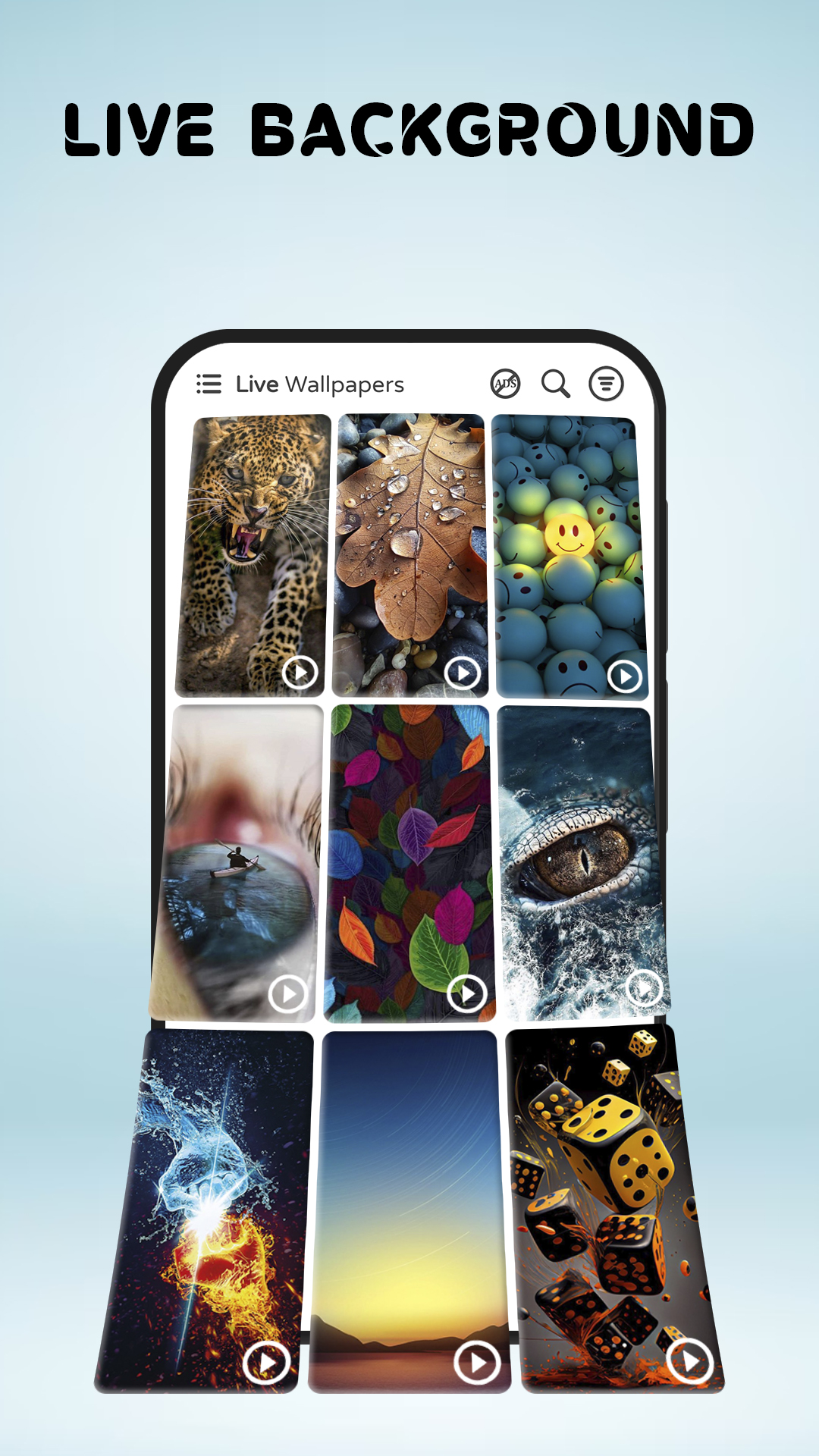 اسکرین شات 3 برنامه Live Wallpapers HD 3D ultra 4K