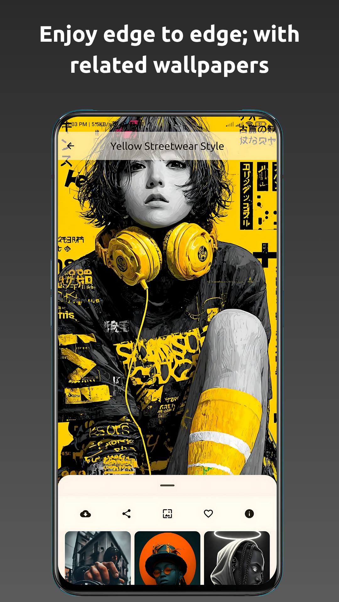 اسکرین شات 2 برنامه Ghetto Wallpaper: hd Dope,Live