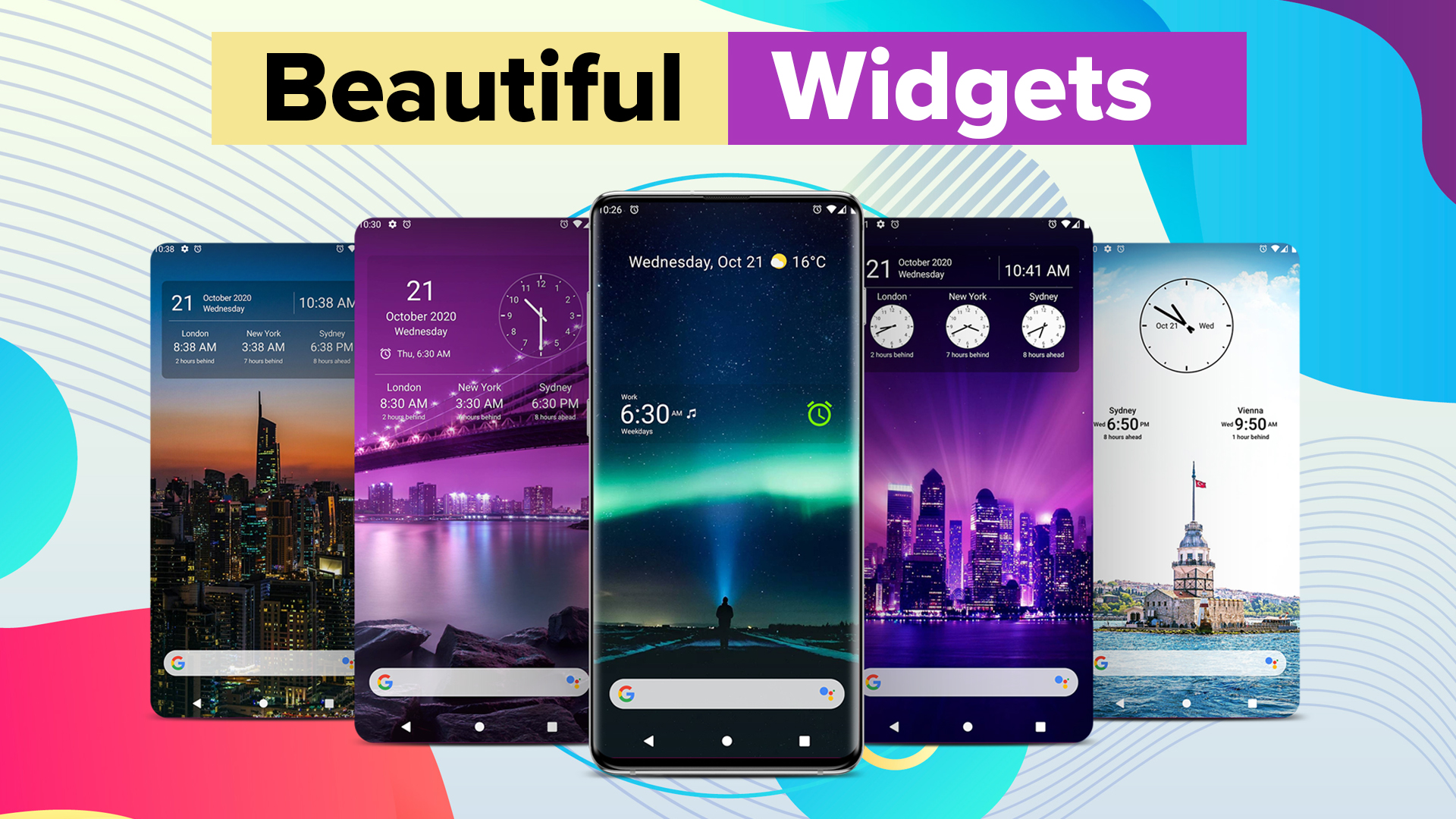 اسکرین شات 7 برنامه The Clock: Alarm Clock & Timer