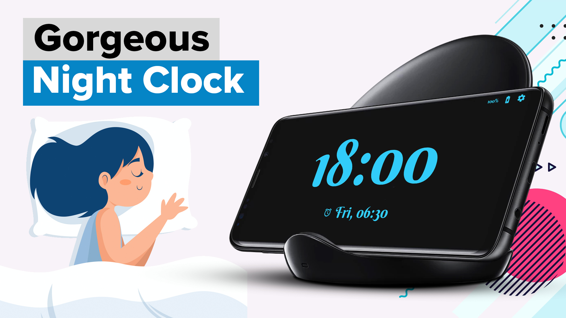 اسکرین شات 4 برنامه The Clock: Alarm Clock & Timer