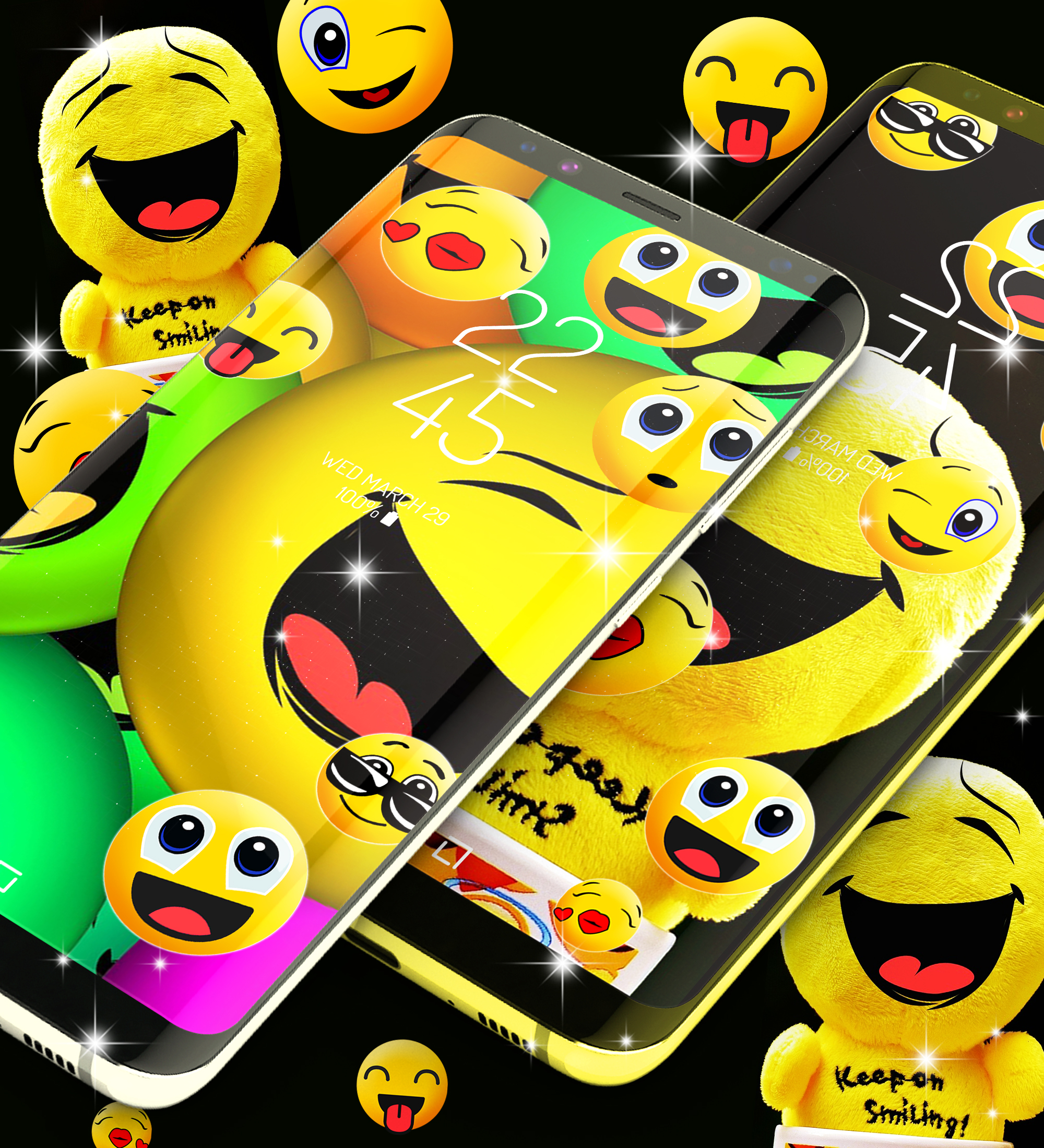 اسکرین شات 8 برنامه Emoji live wallpaper
