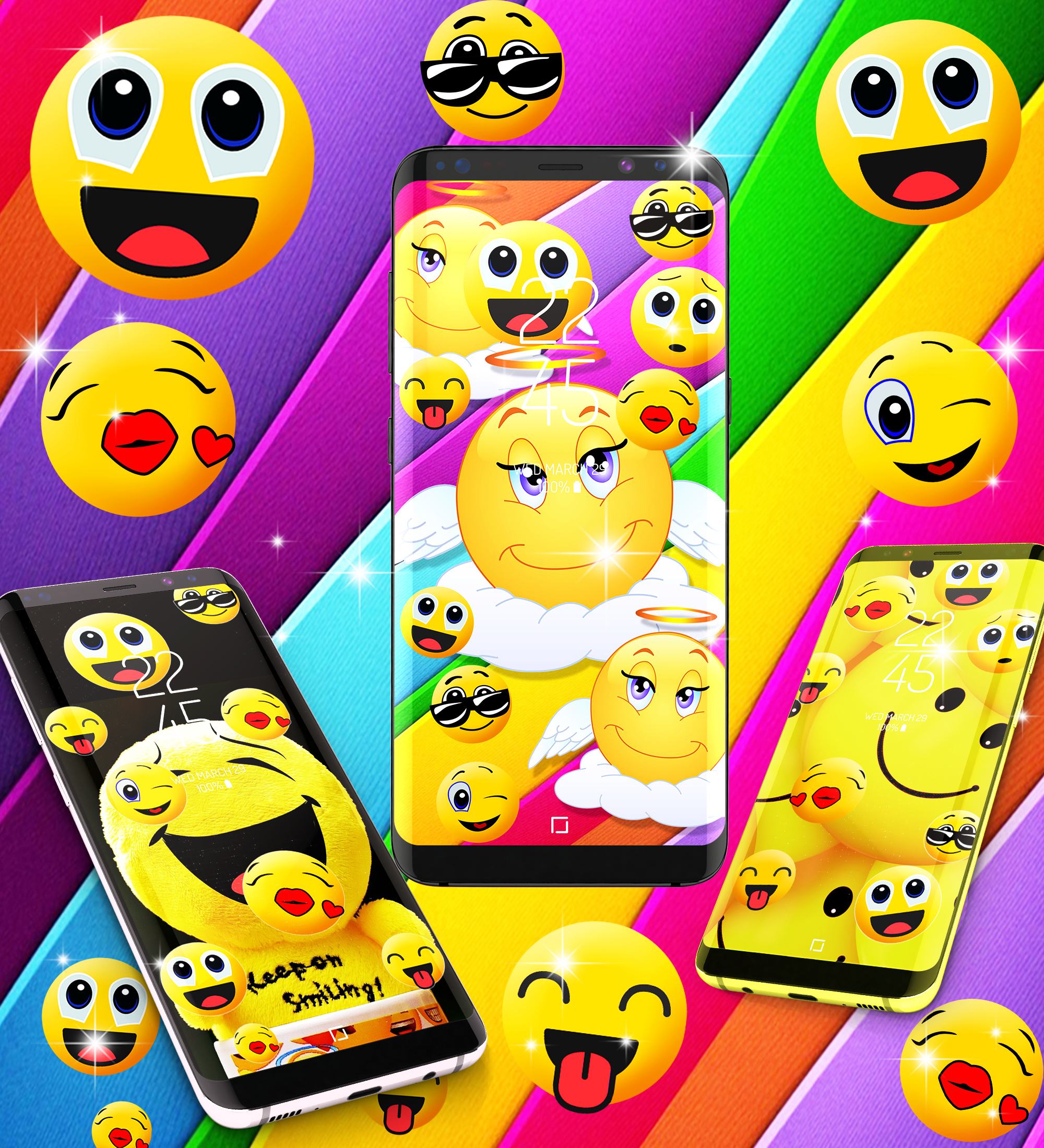 اسکرین شات 7 برنامه Emoji live wallpaper