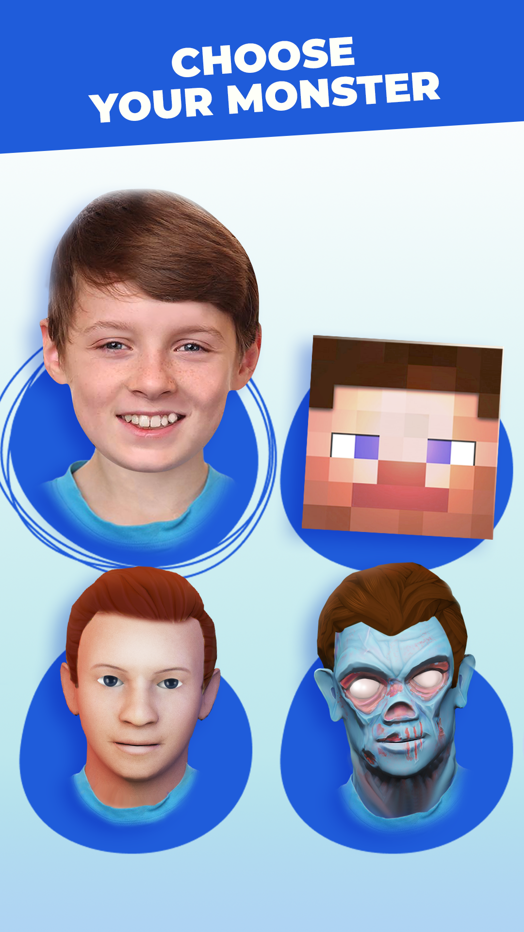 اسکرین شات 1 برنامه Head morph: photo warp 3D face