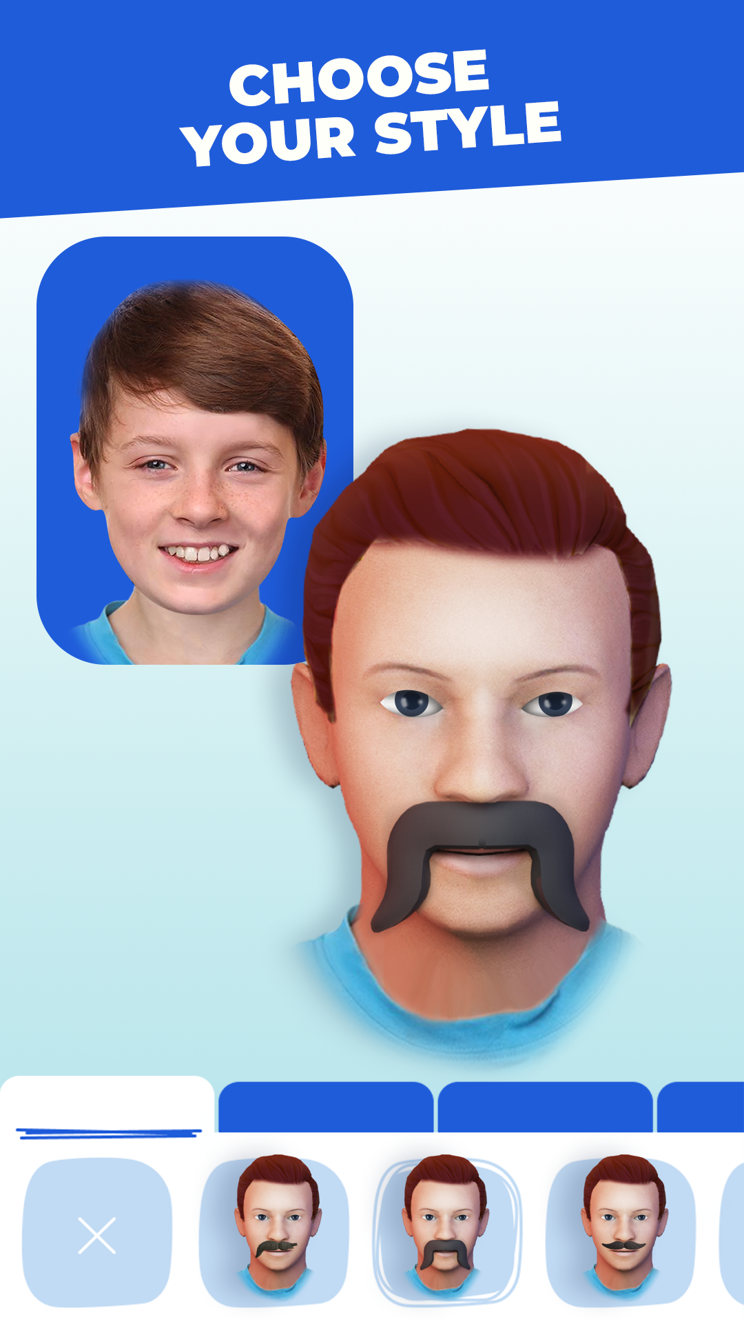 اسکرین شات 4 برنامه Head morph: photo warp 3D face