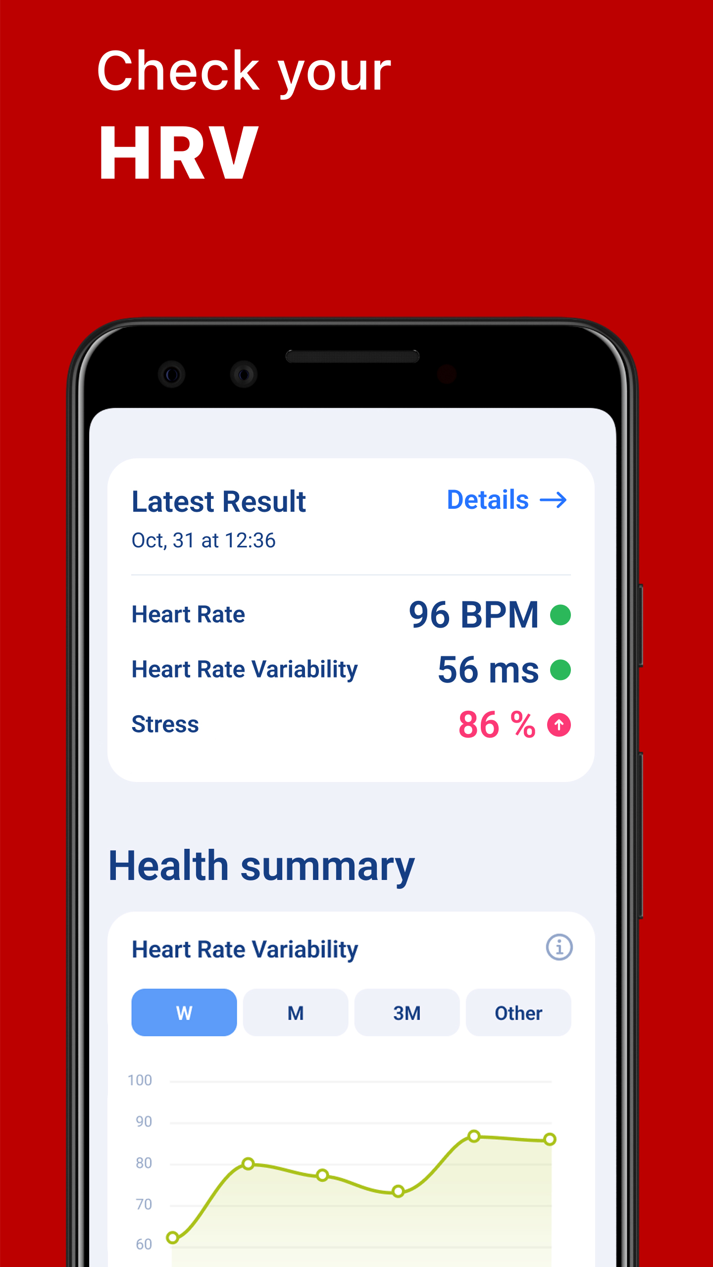 اسکرین شات 4 برنامه Cardi Mate: Heart Rate Monitor