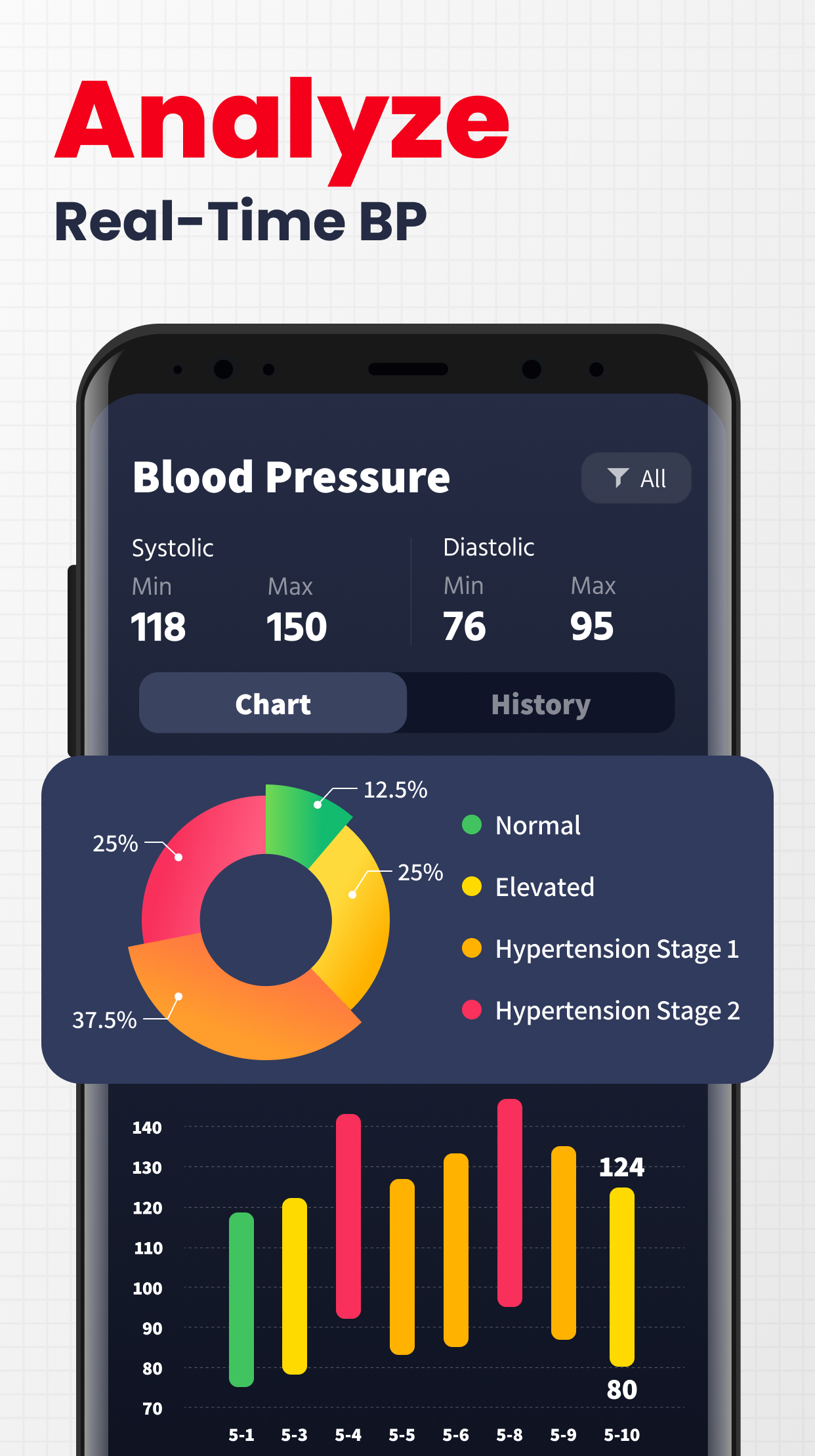 اسکرین شات برنامه Heart Rate Monitor - Pulse App 5