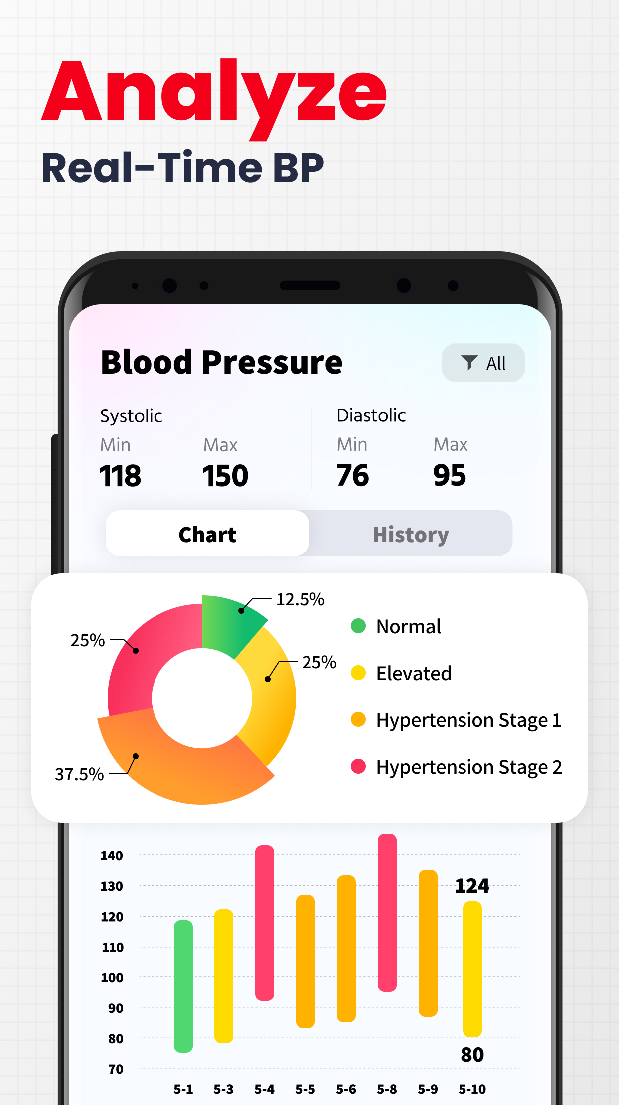 اسکرین شات 5 برنامه Heart Rate Monitor - Pulse App