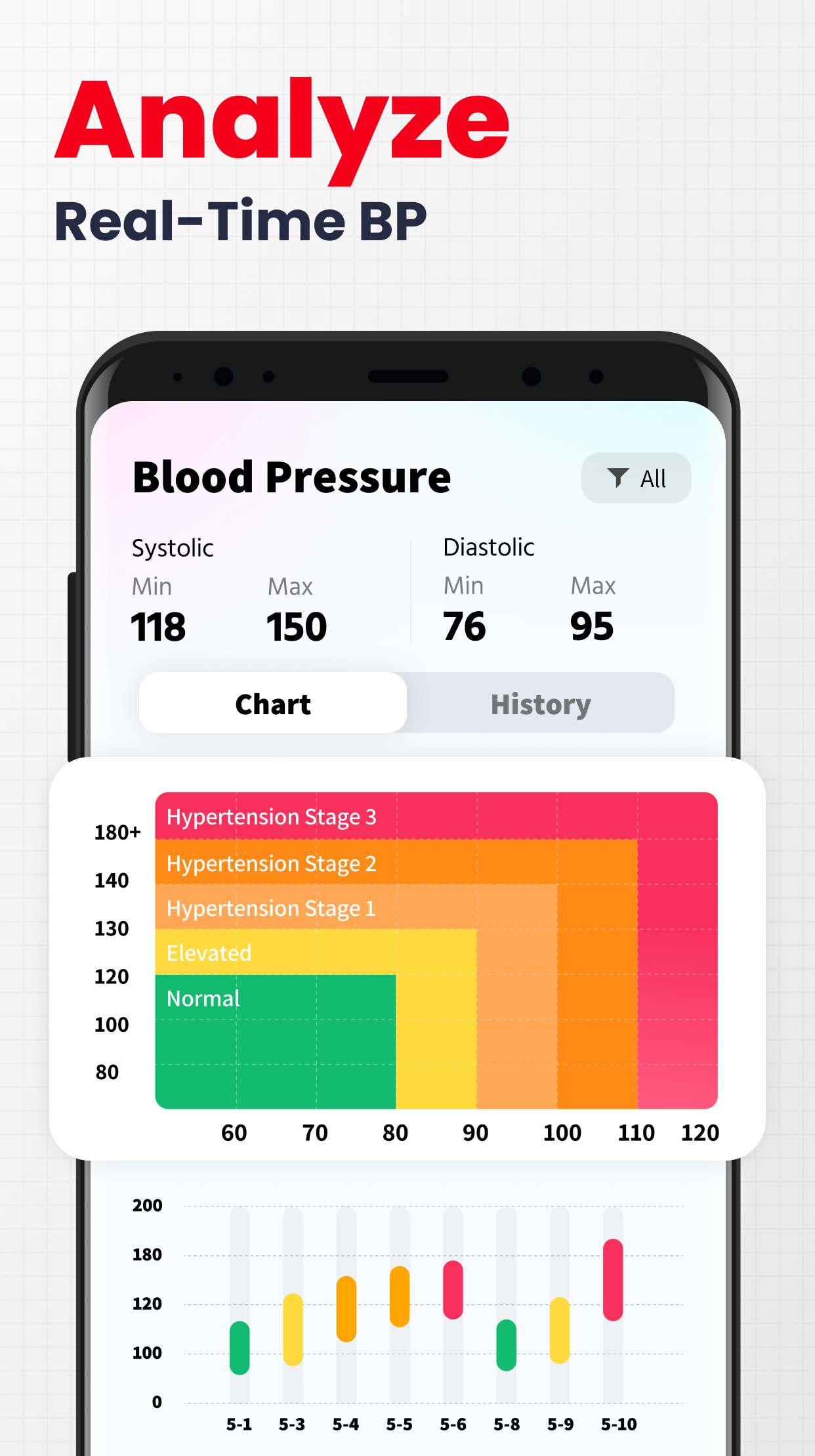 اسکرین شات 5 برنامه Heart Rate Monitor - Pulse App