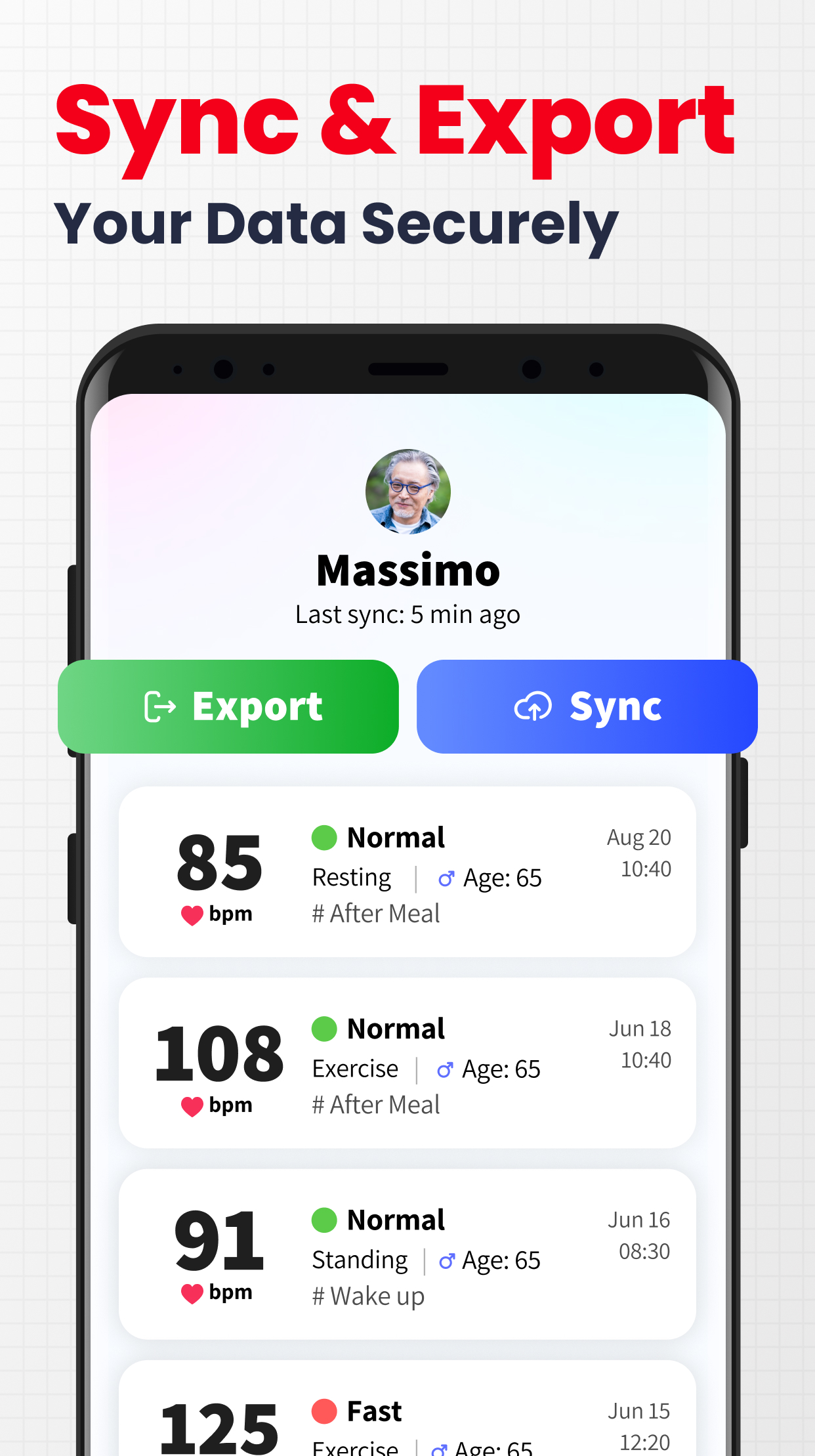 اسکرین شات 8 برنامه Heart Rate Monitor - Pulse App