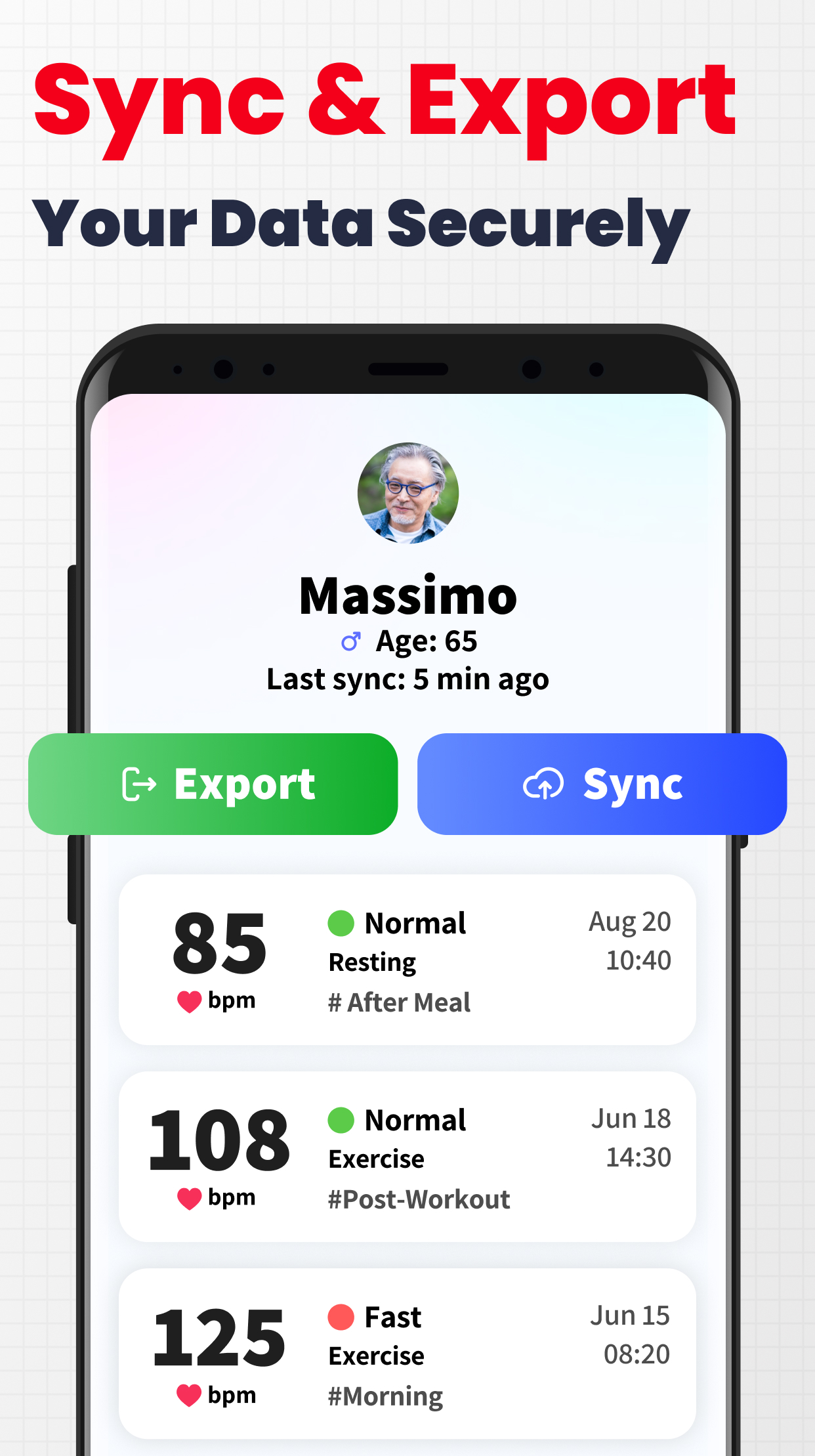 اسکرین شات 8 برنامه Heart Rate Monitor - Pulse App