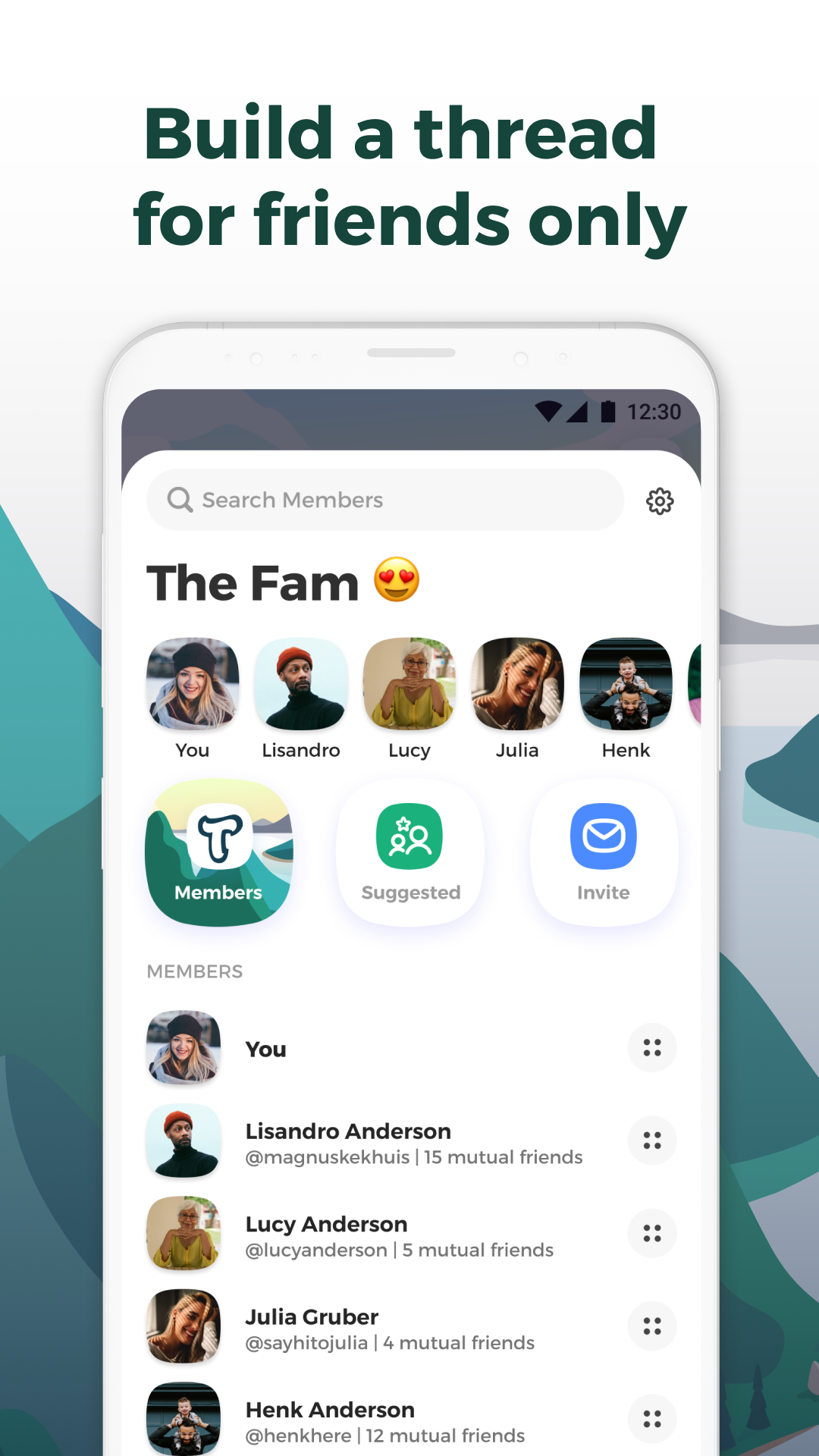 اسکرین شات 3 برنامه True - Private Group Sharing