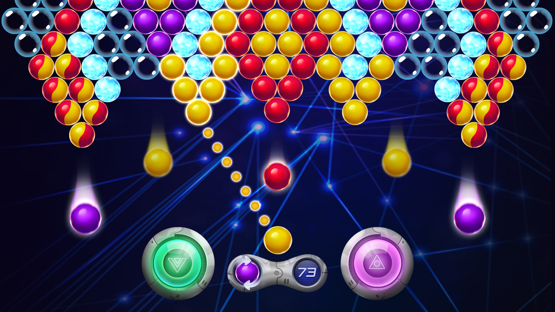 اسکرین شات 7 بازی Bubble Heroes Galaxy