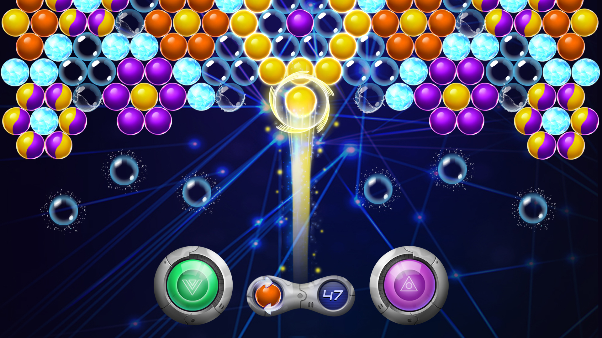 اسکرین شات 1 بازی Bubble Heroes Galaxy