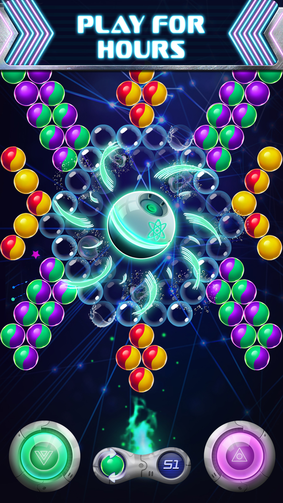 اسکرین شات 4 بازی Bubble Heroes Galaxy