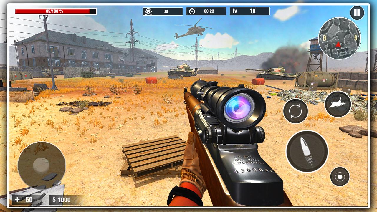 اسکرین شات 4 بازی Sniper FPS: WW2 Shooter Games