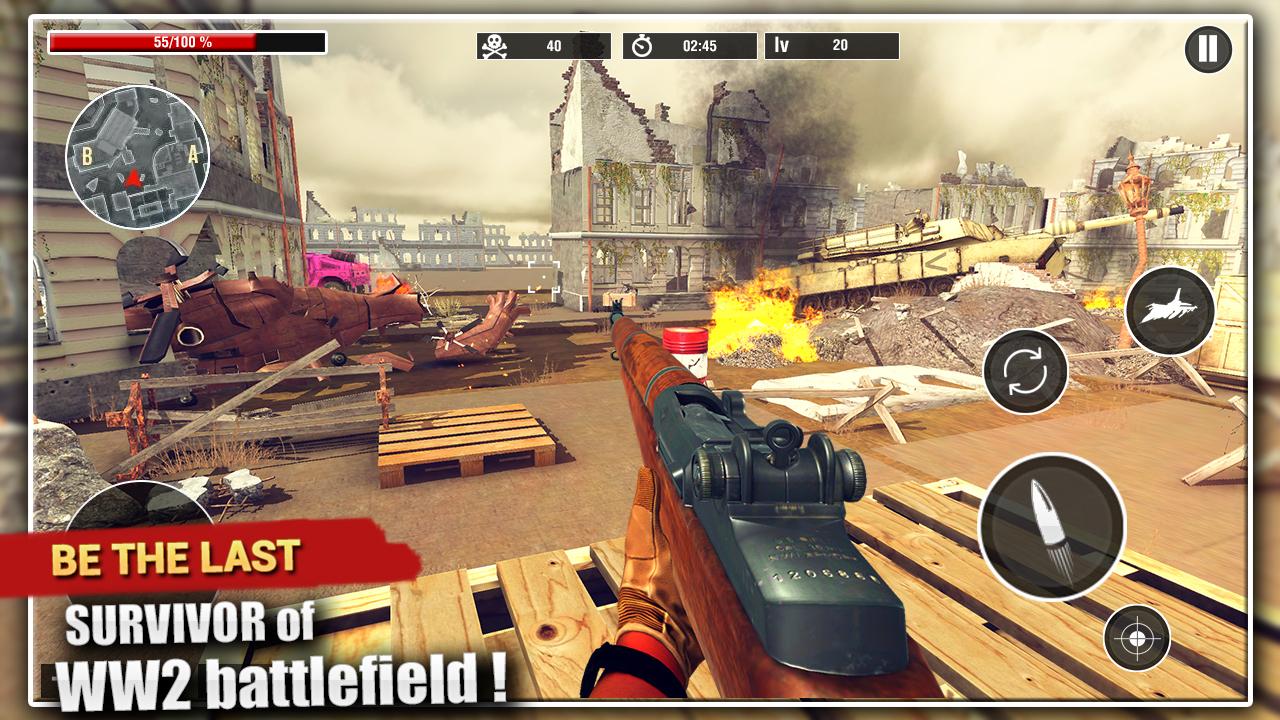 اسکرین شات 2 بازی Sniper FPS: WW2 Shooter Games