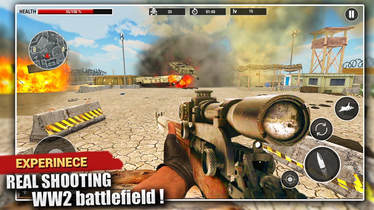 اسکرین شات 7 بازی Sniper FPS: WW2 Shooter Games