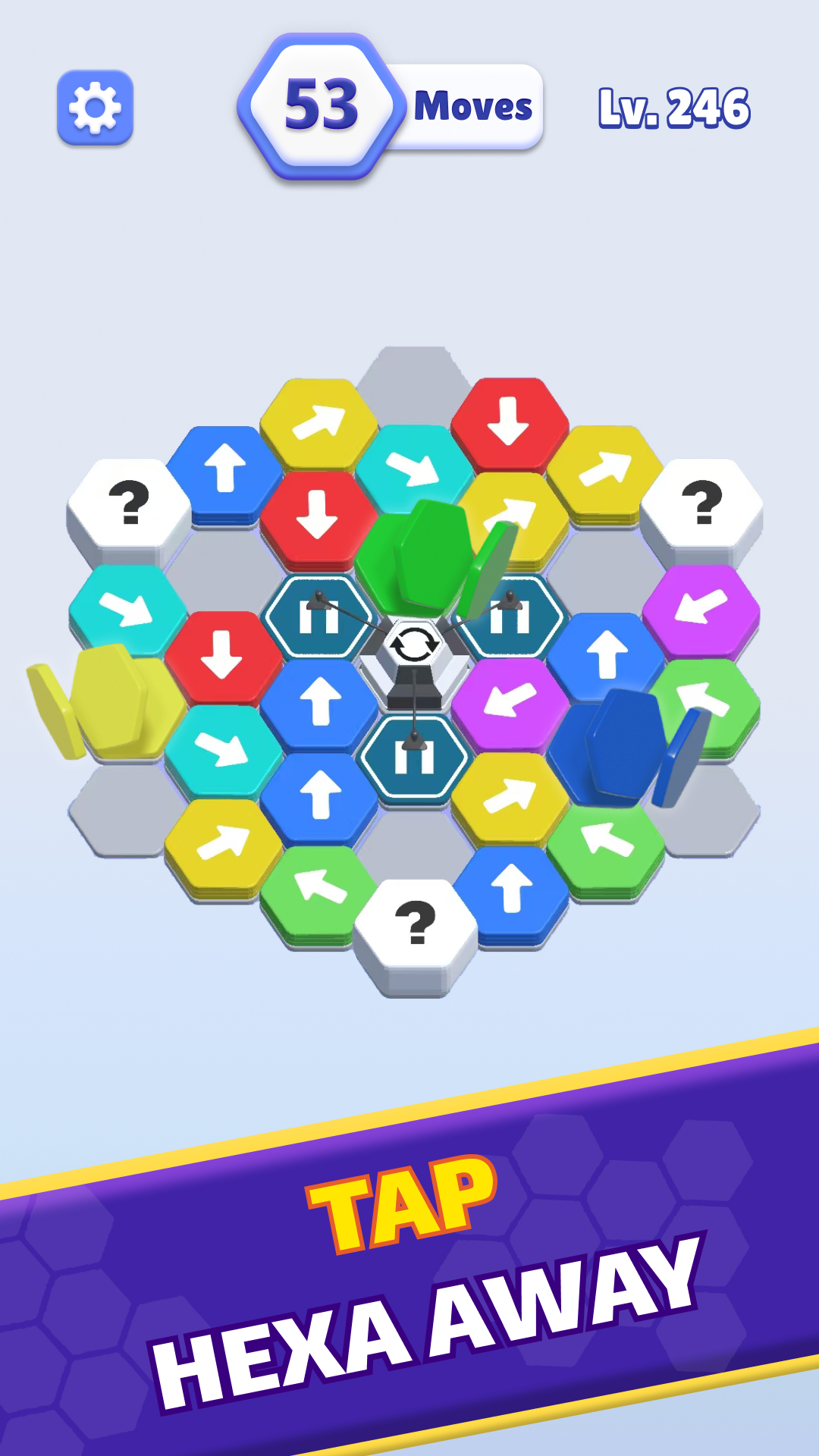 اسکرین شات 1 بازی Hexa Run®: Hexa Puzzle Game