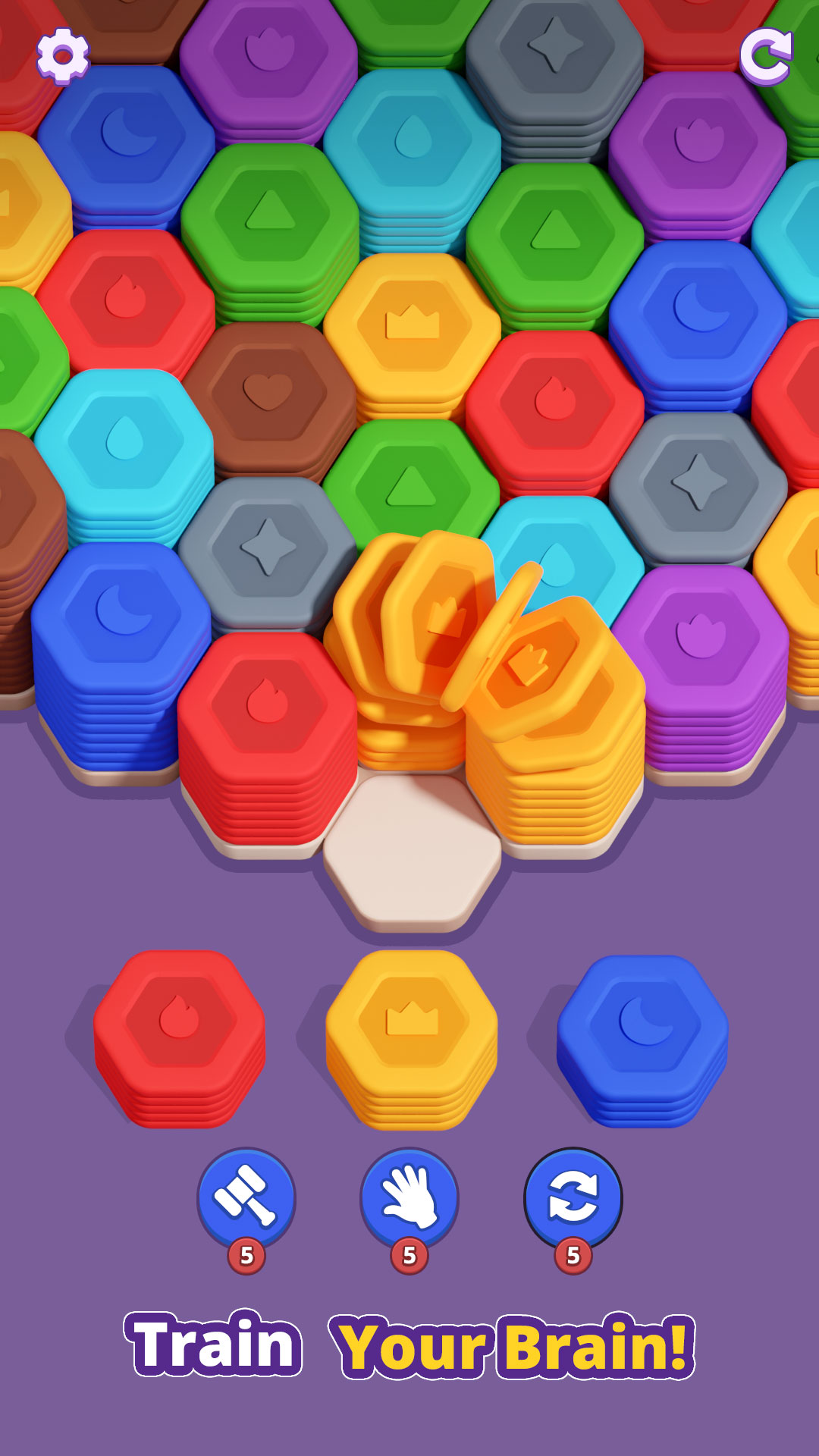 اسکرین شات 1 بازی Hexa Journey: Sort Puzzle